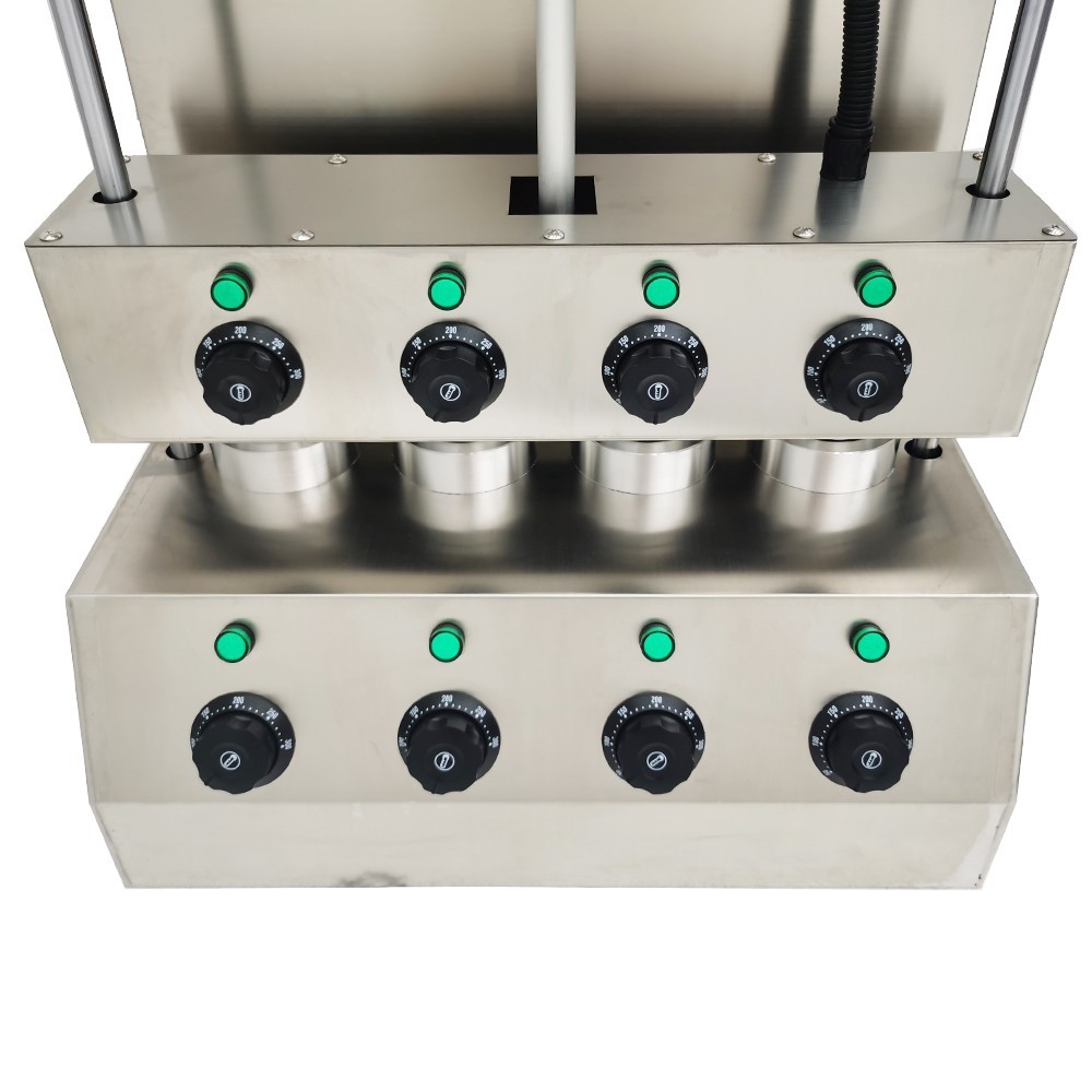 Commercial Pizza Cone Forming Machine Ice Cream Cone Maker Temperature Control