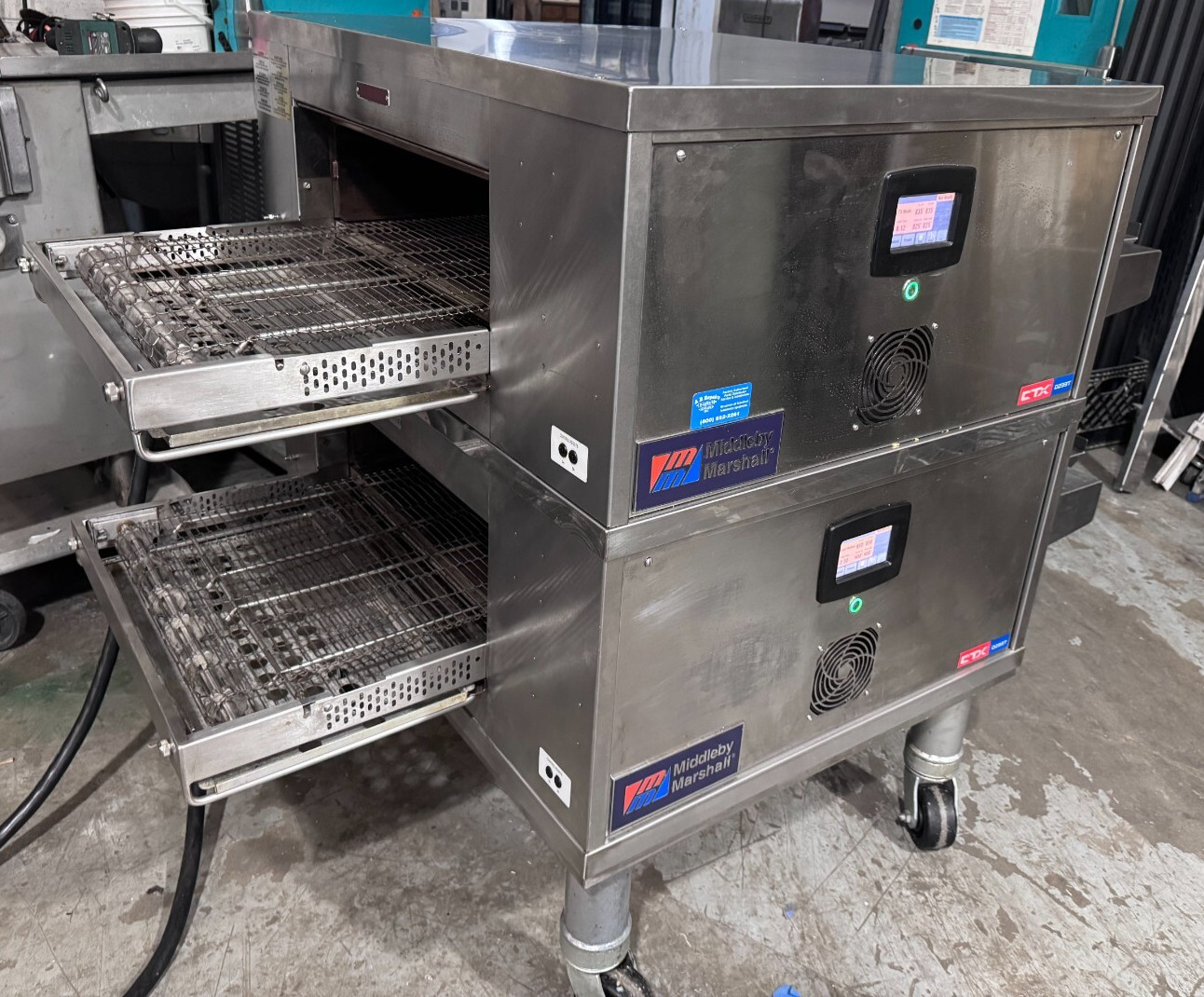 MIDDLEBY MARSHALL DOUBLE STACK CTX DZ33T ELECTRIC INFRARED CONVEYOR OVEN