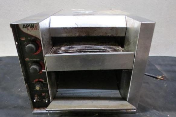 AT-10 APW Wyott 208 240 Volt Toaster bun bagel conveyor oven 208v 240v