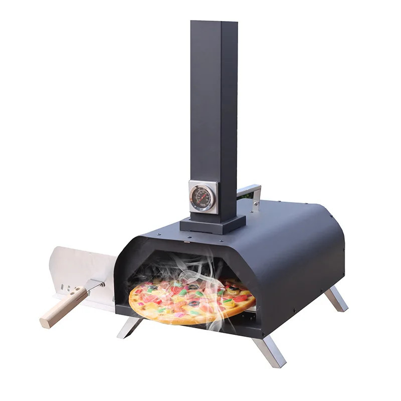 Pizza Oven with Thermometer Folding Portable Pizza Oven for Home Commercial Use