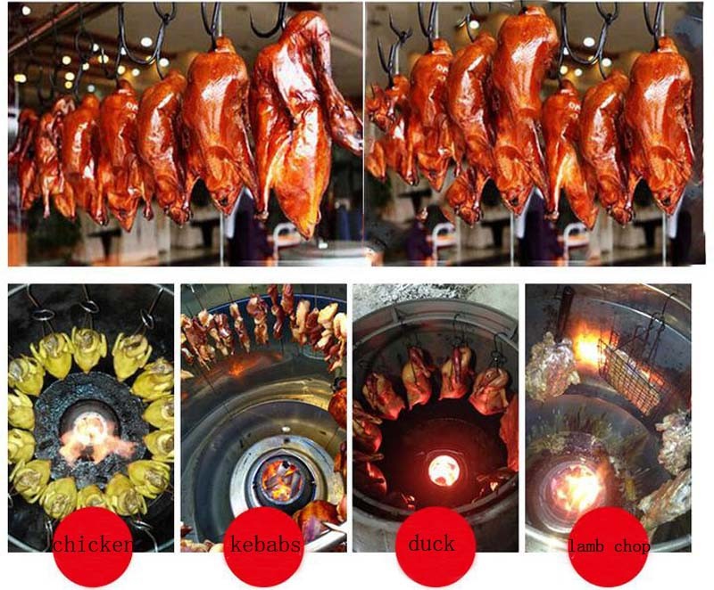 Economical Commercial Stainless Steel Charcoal Roast Duck Poultry Oven Furnace