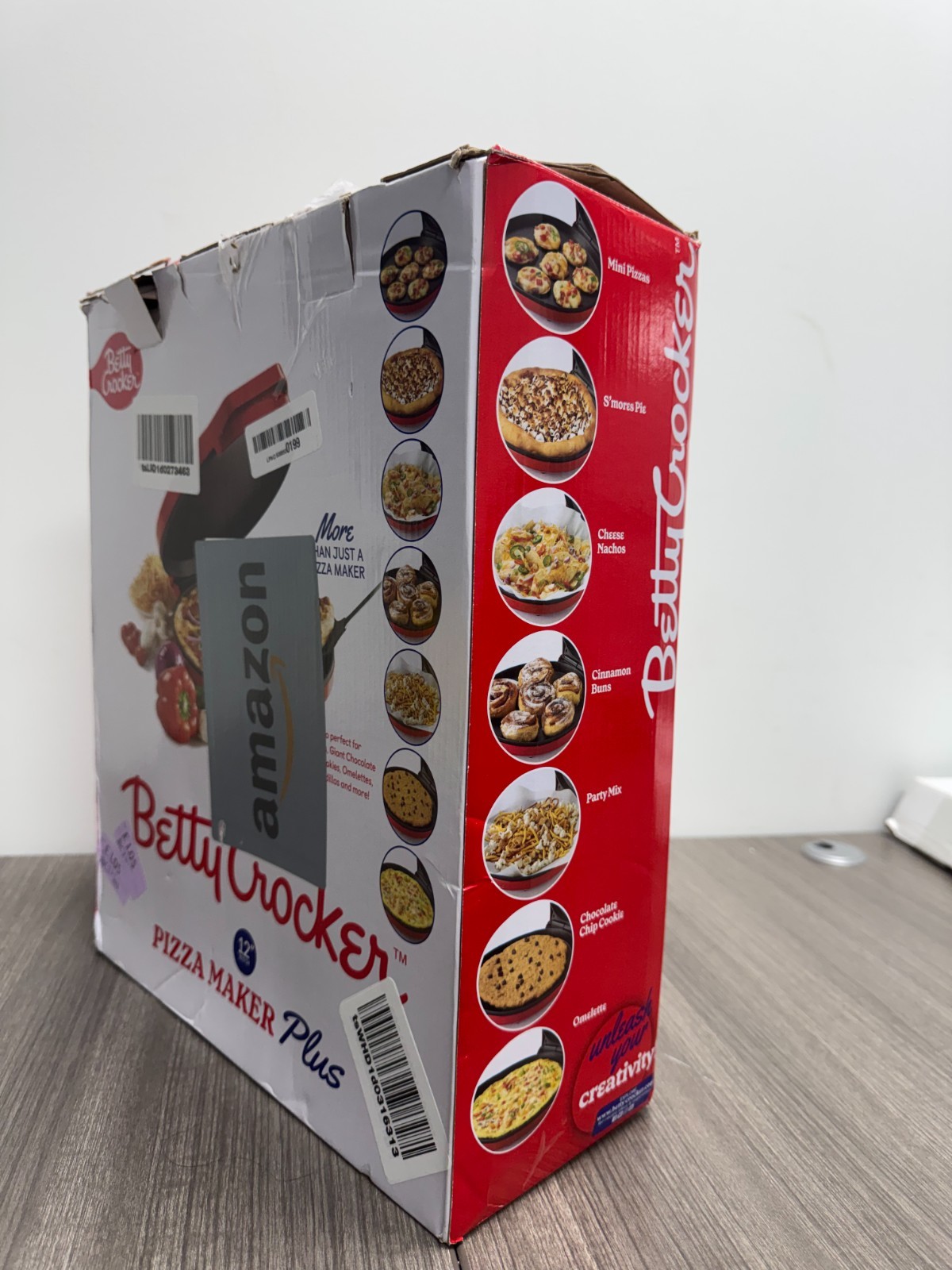 Betty Crocker Countertop Pizza Maker Machine for Home