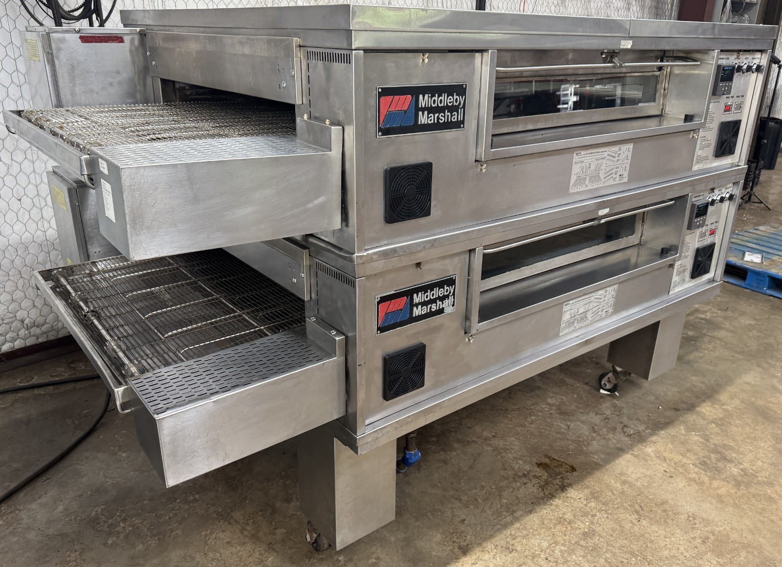 Middleby Marshall PS570 Gas Double Stack Pizza Conveyor Ovens…Video Demo