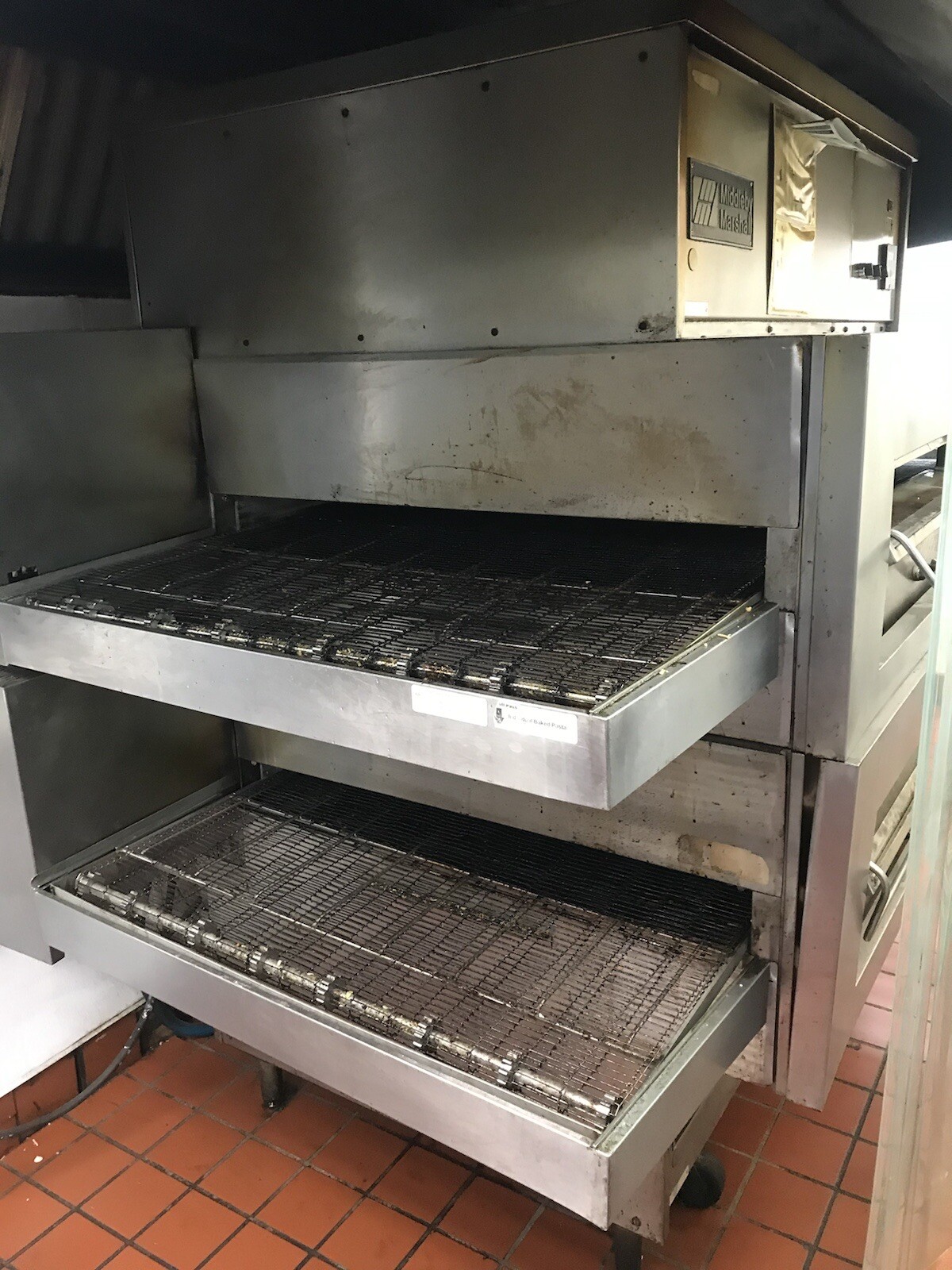 MIDDLEBY MARSHALL PS 360 WB DOUBLE STACK NATURAL GAS CONVEYOR PIZZA OVENS
