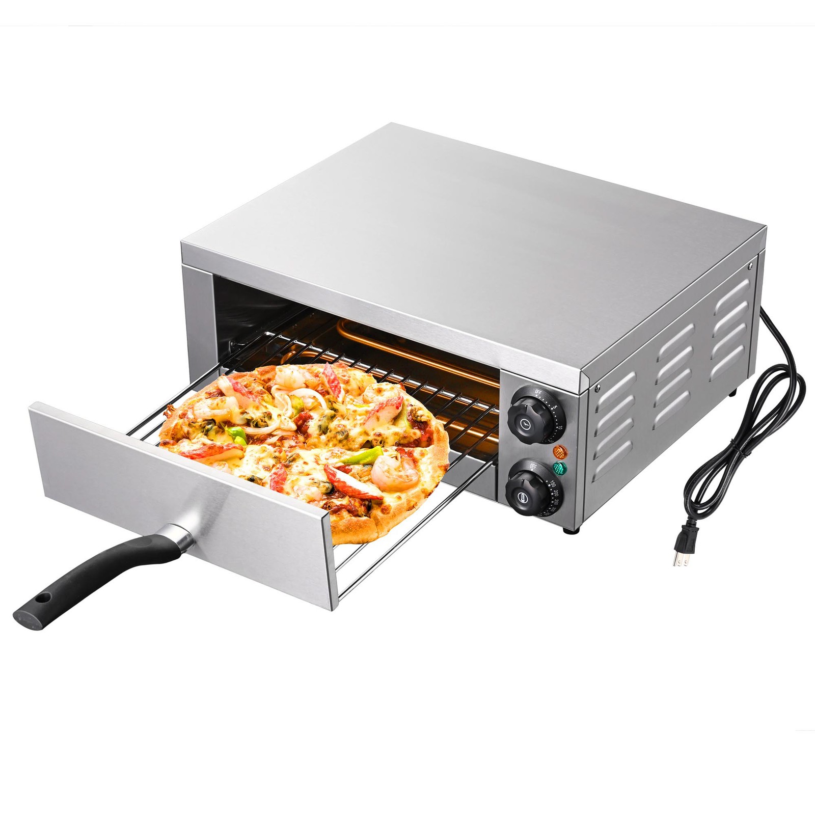 WeChef Countertop Pizza Oven Electric Pizza Maker 1300W for 12″ Pizza Commercial