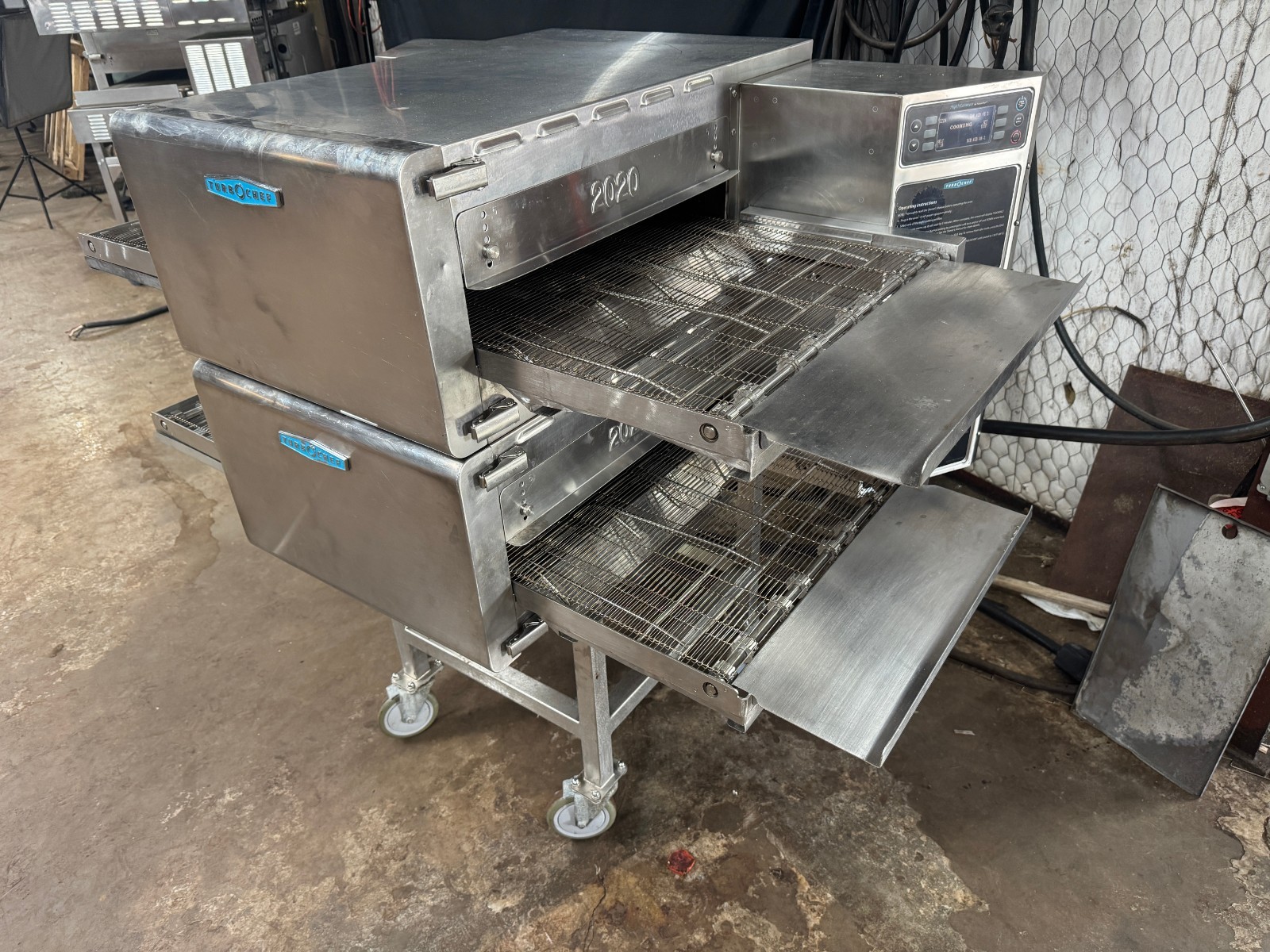 Turbochef HHC2020 High Speed Double Conveyor Pizza Oven Tested and Works