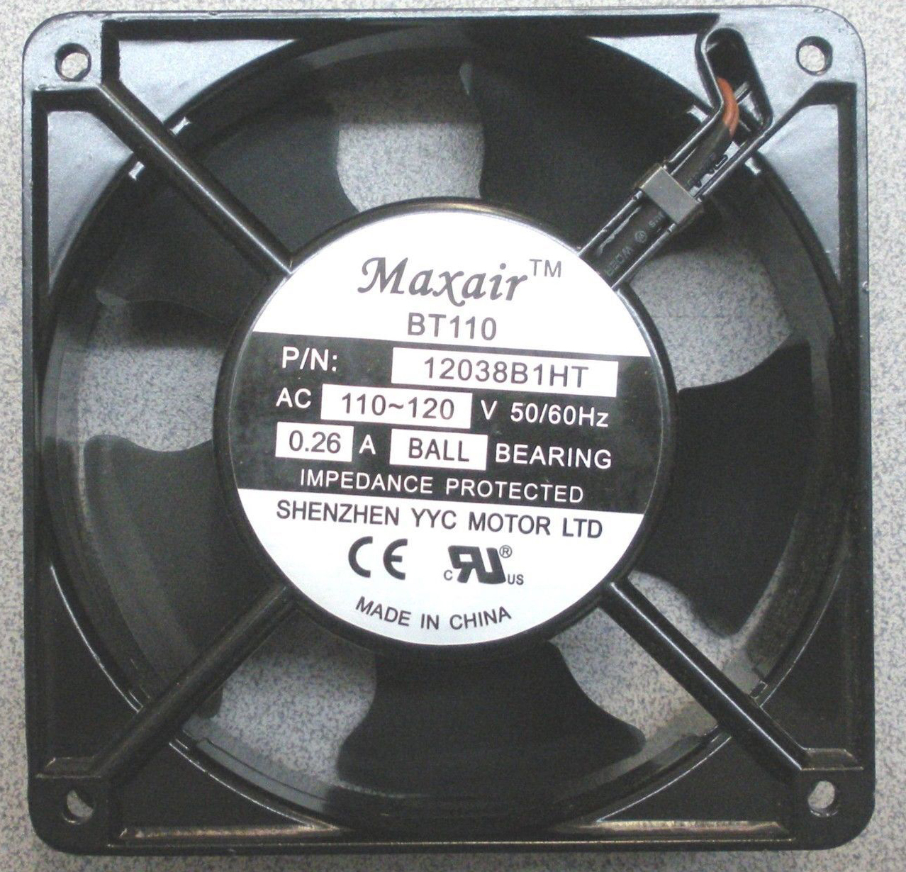 NEW Control Cooling Fan Replaces Middleby 27392-0002 Axial X-Fan 115V