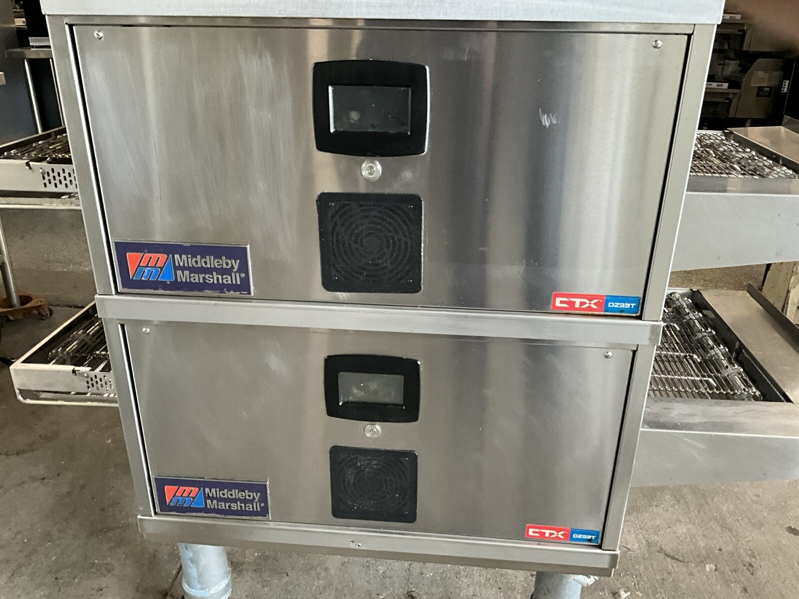 2023 CTX Middleby Marshall DZ33T Infrared Radiant conveyor pizza double oven A