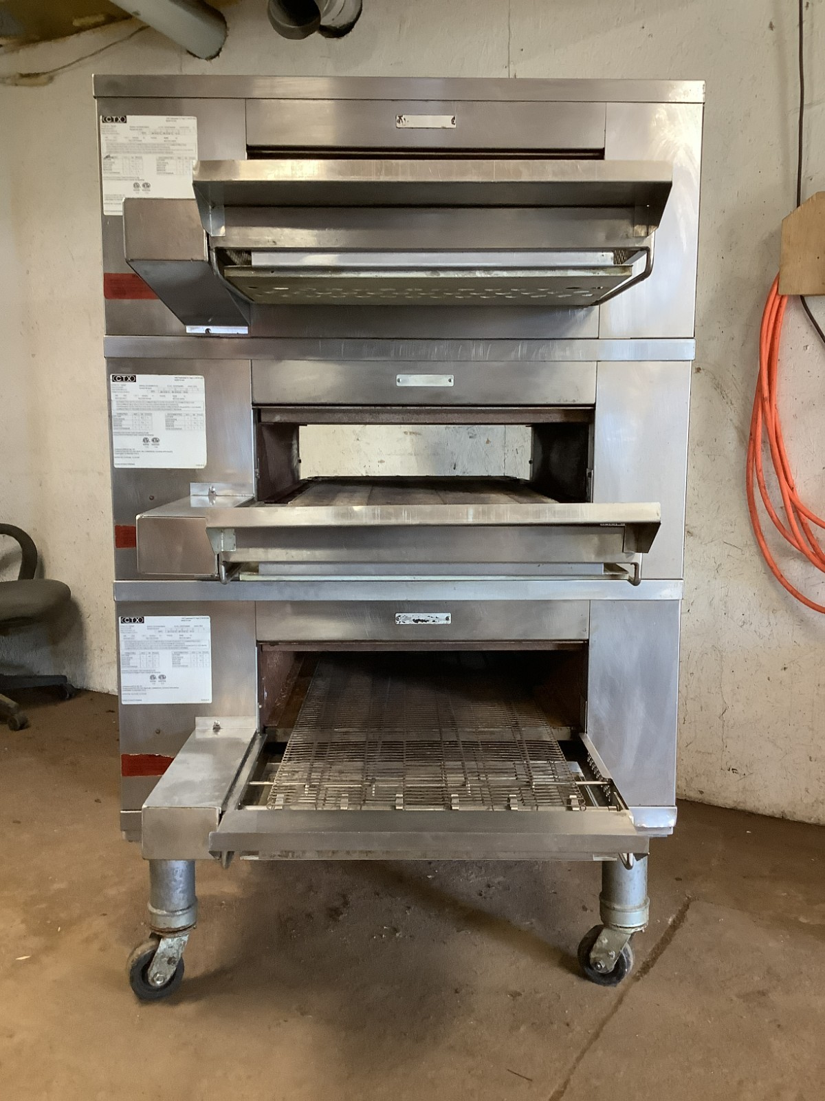 2023 Middleby Marshall DZ33T Pizza Oven Conveyor Triple Stack 208V 3PH TESTED