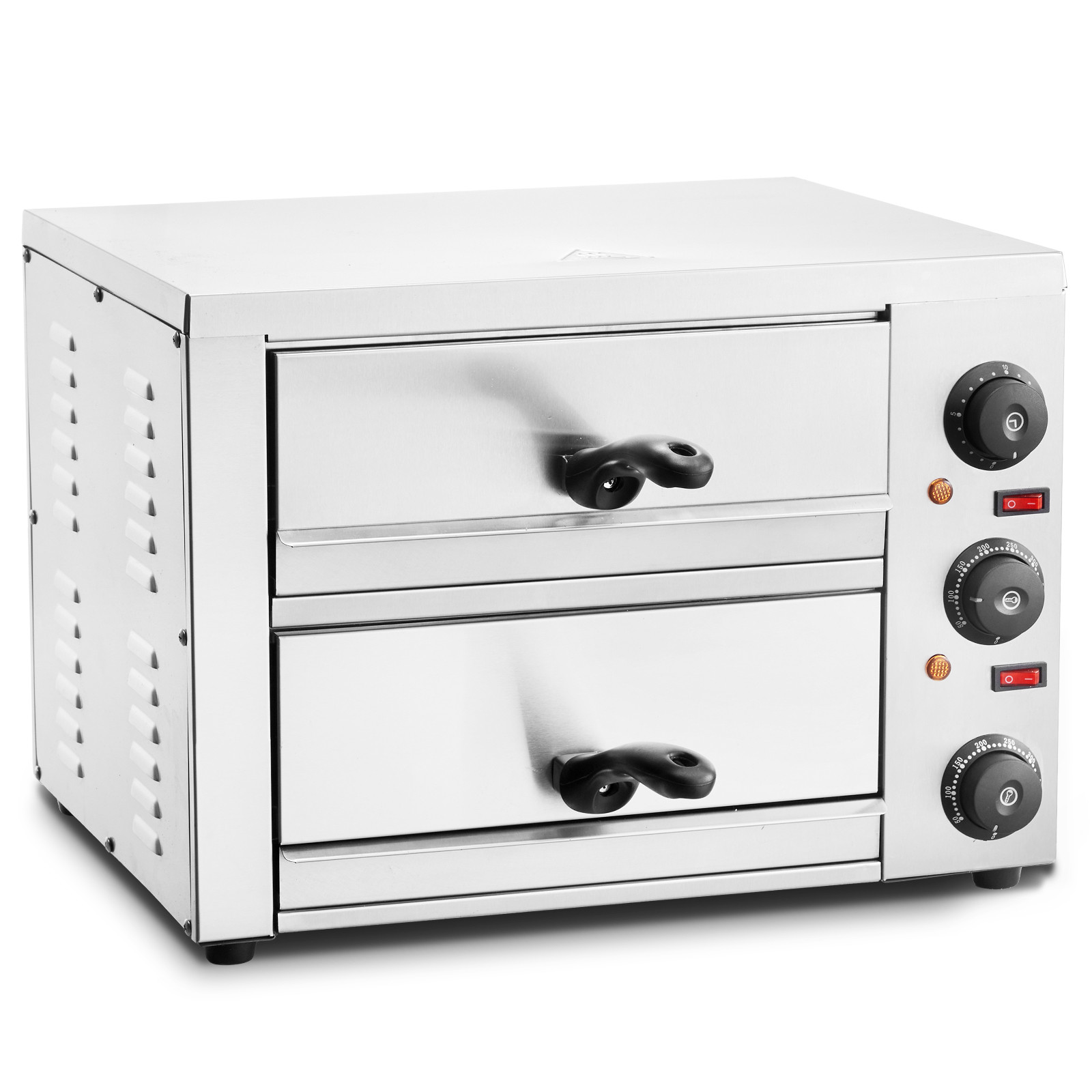 VEVOR Electric Countertop Pizza Oven 12″ Adjustable Temperature 0-120Min Timer