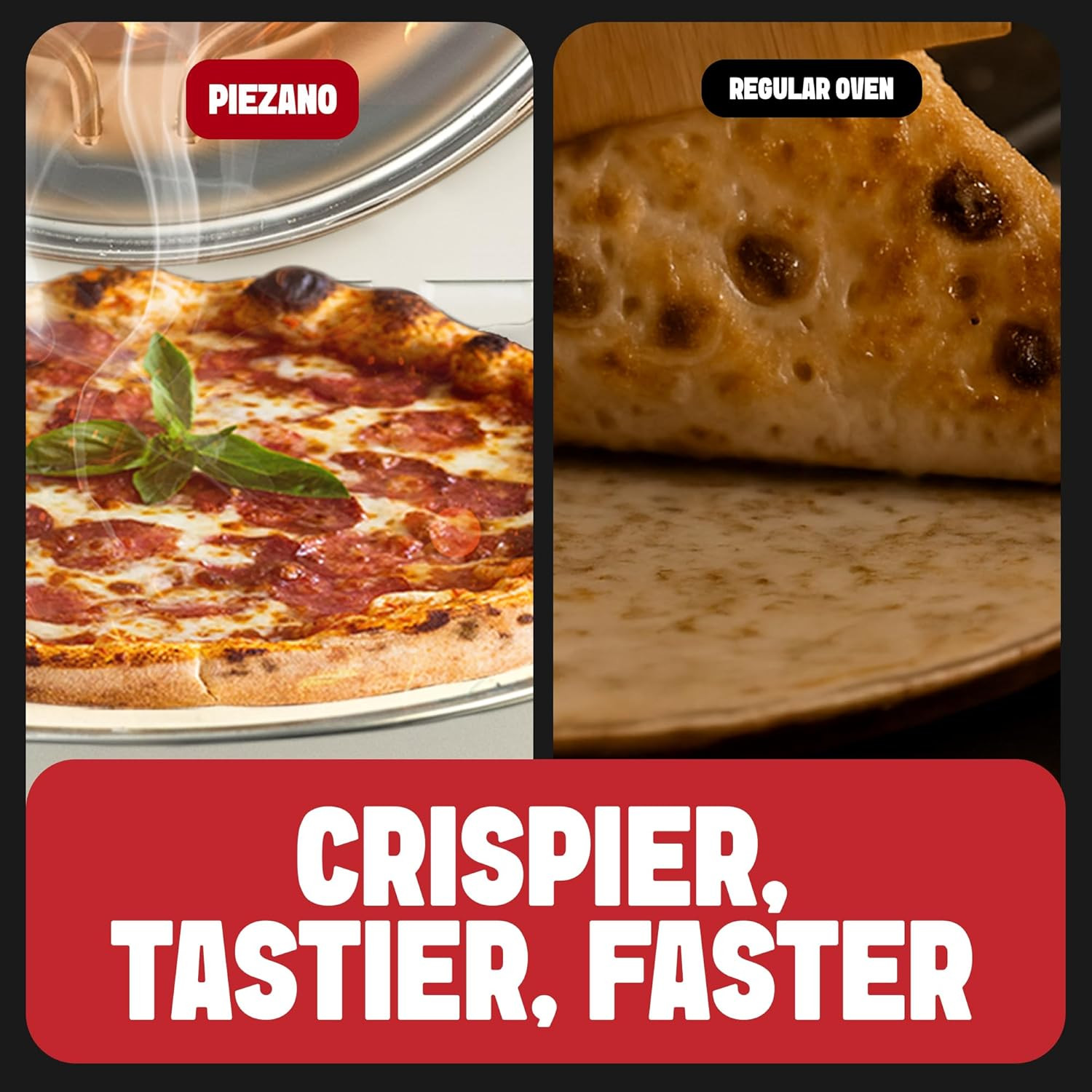 Crispy Crust Pizza Oven by Granitestone – 12 Inch Electric Pizza Oven Indoor Cou