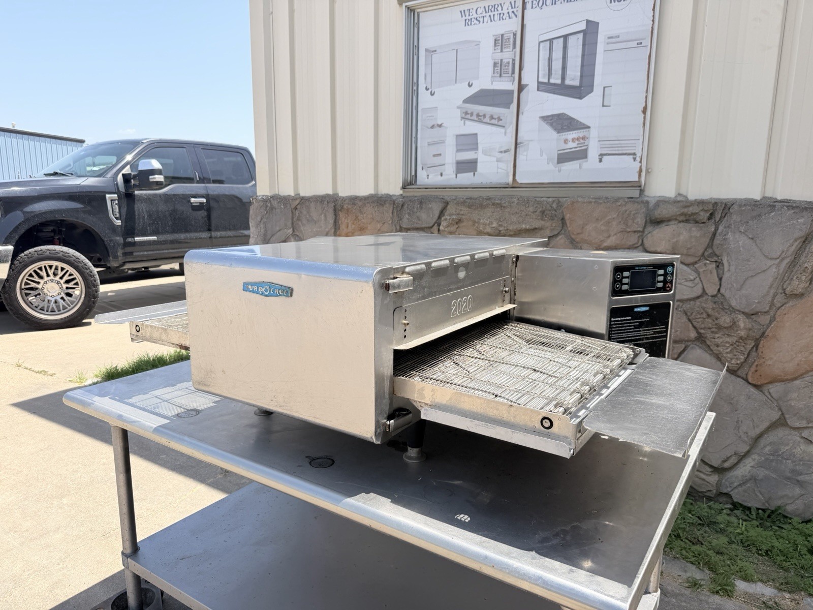 Turbochef HHC2020 High Speed Single Conveyor Pizza Oven Tested and Works