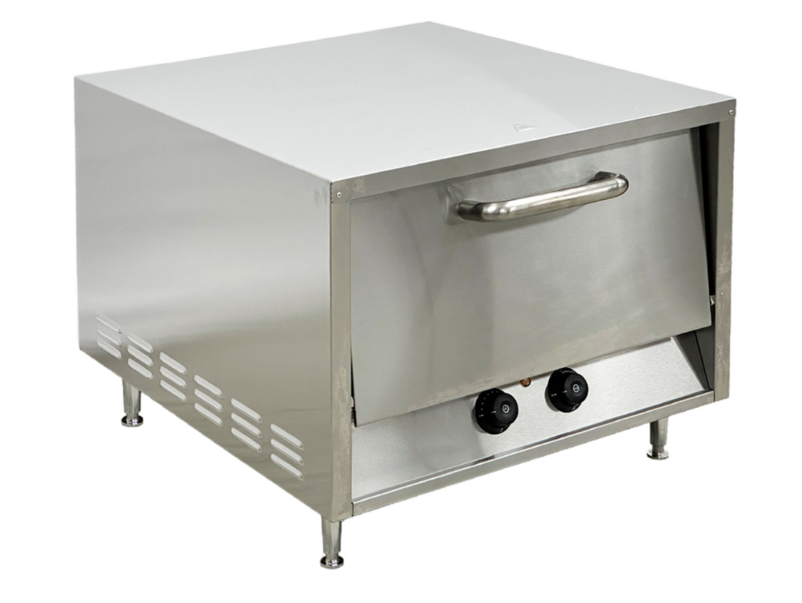26″ W 3600 Watt Double Deck Electric Pizza Oven, Stainless Steel