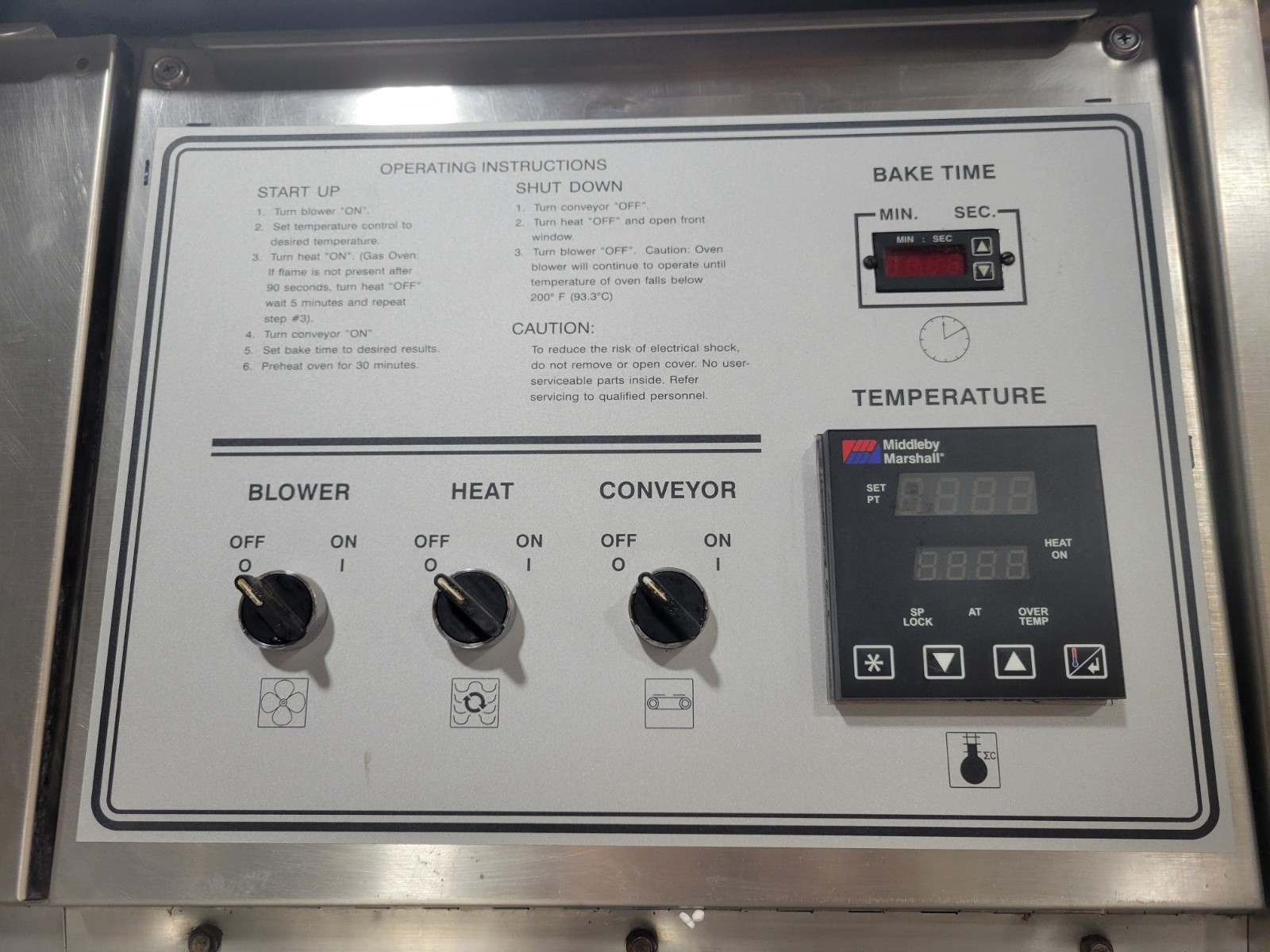 MIDDLEBY MARSHALL PS360-S DOUBLE DECK CONVEYOR PIZZA OVEN 32″ BELTS NAT GAS