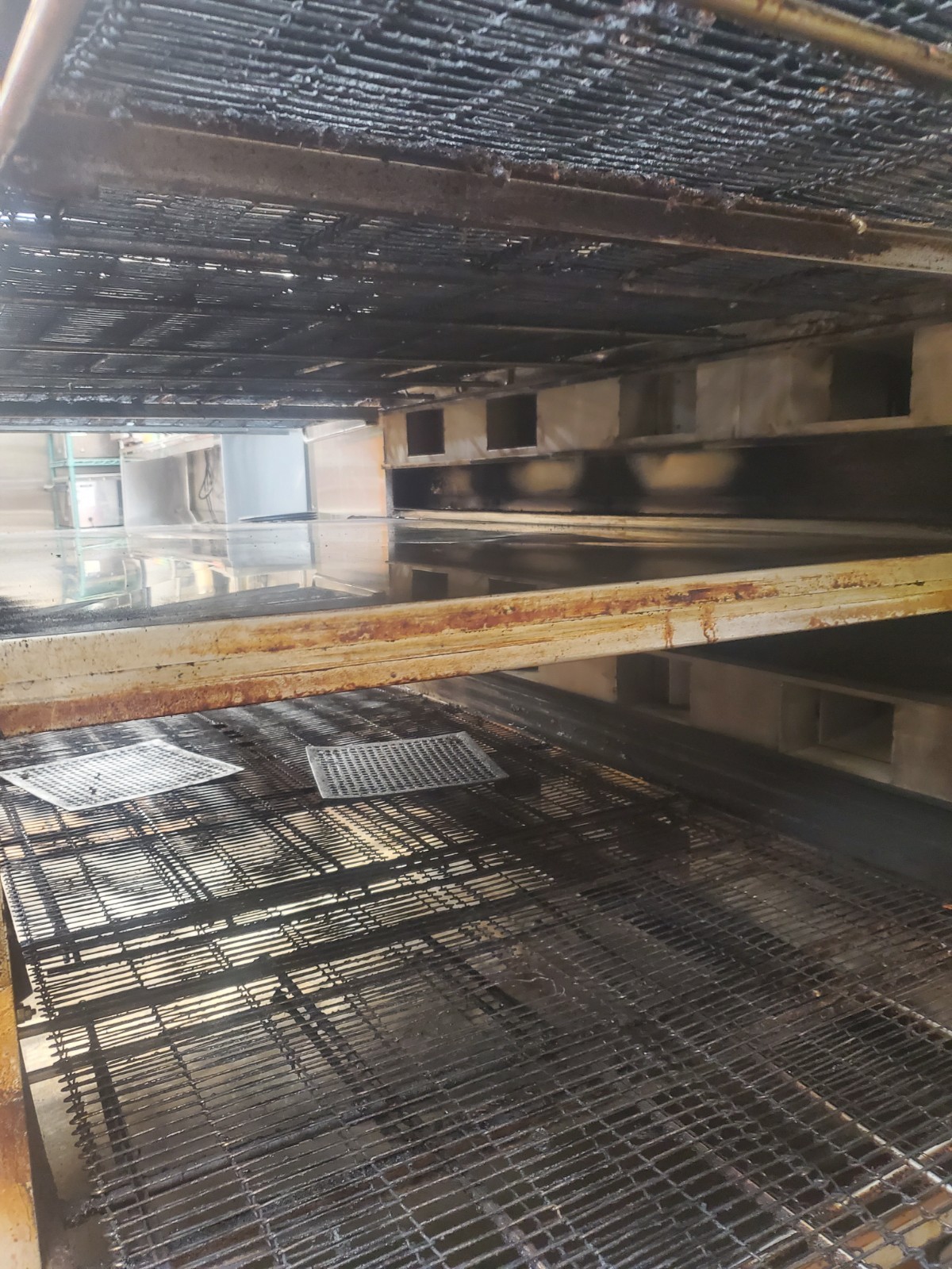 Middleby Marshall PS360 Doublestack Gas Pizza Oven Conveyor Belt