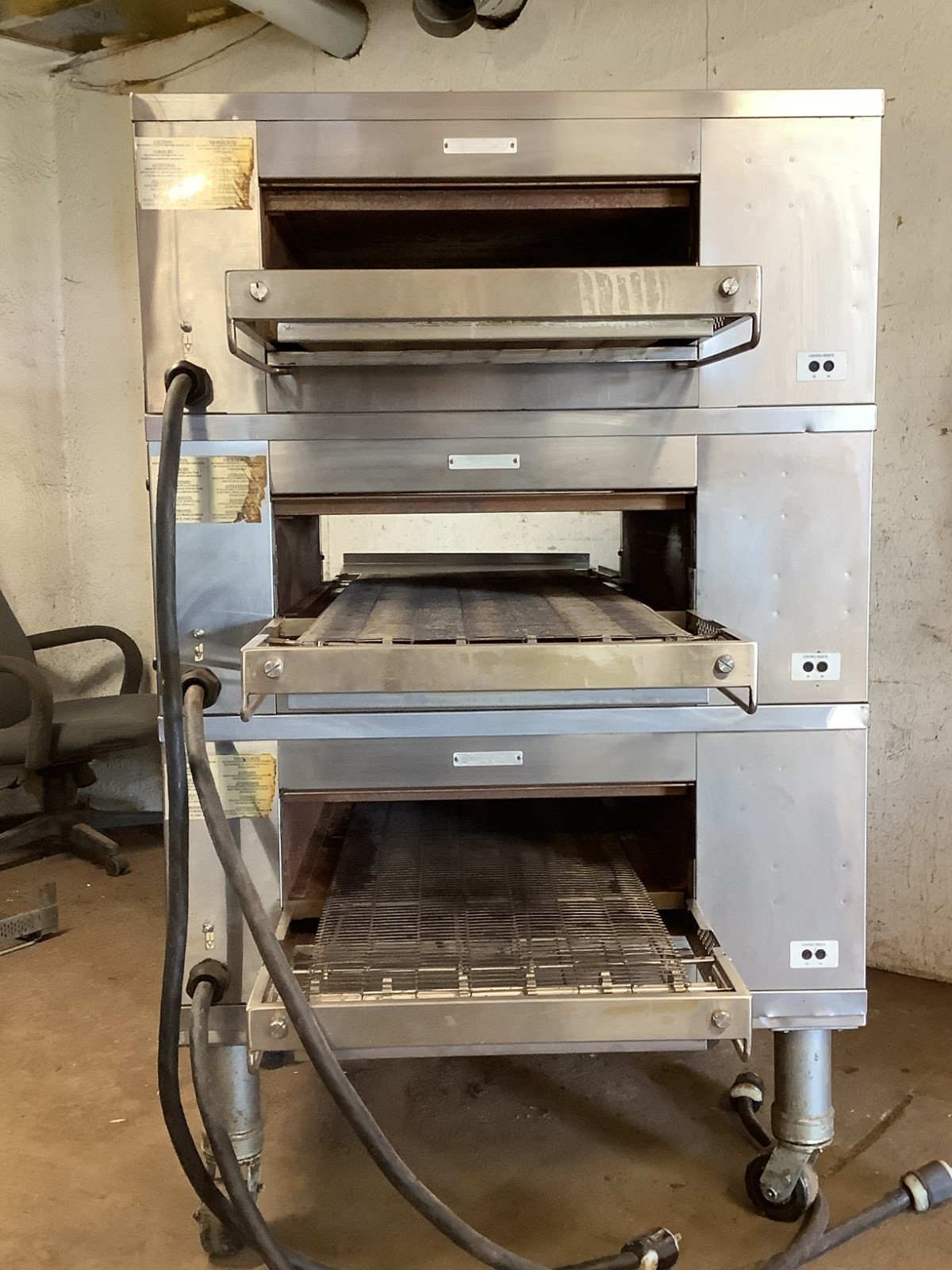 2023 Middleby Marshall DZ33T Pizza Oven Conveyor Triple Stack 208V 3PH TESTED