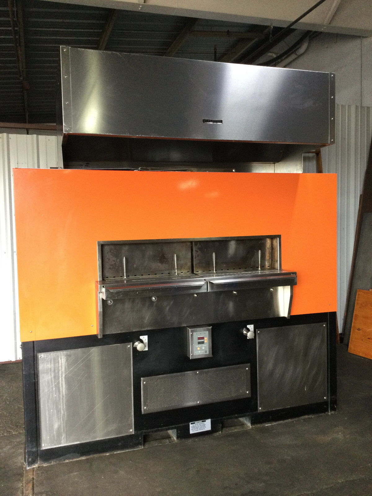 Wood Stone WS-FD-9660-RFG-LR-IR-DF-NG Gas Fire Deck Pizza Oven Hood Year 2022