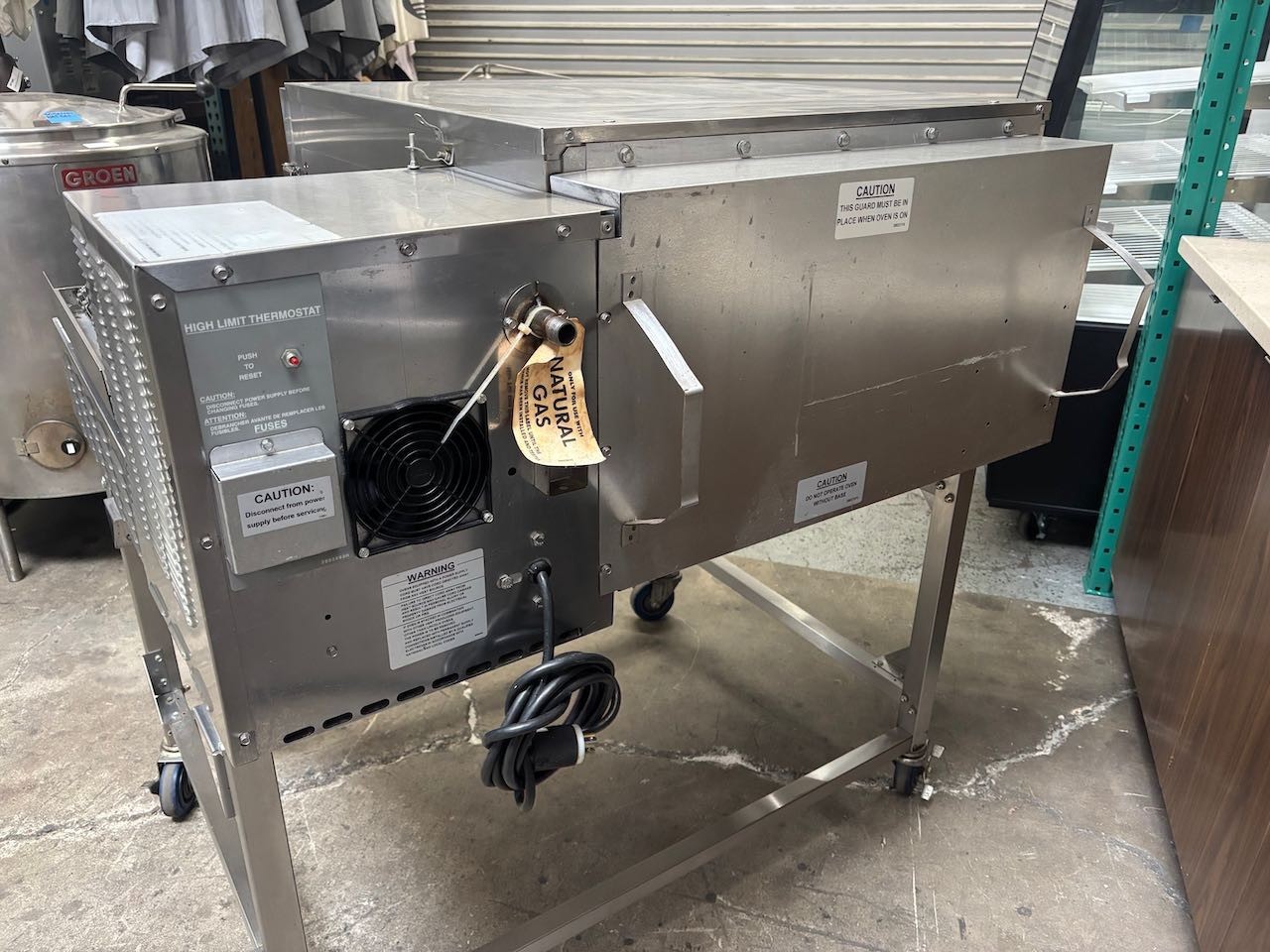 Lincoln Impinger II Express 1116 Fast Bake Nat Gas Pizza Conveyor Belt Oven NSF