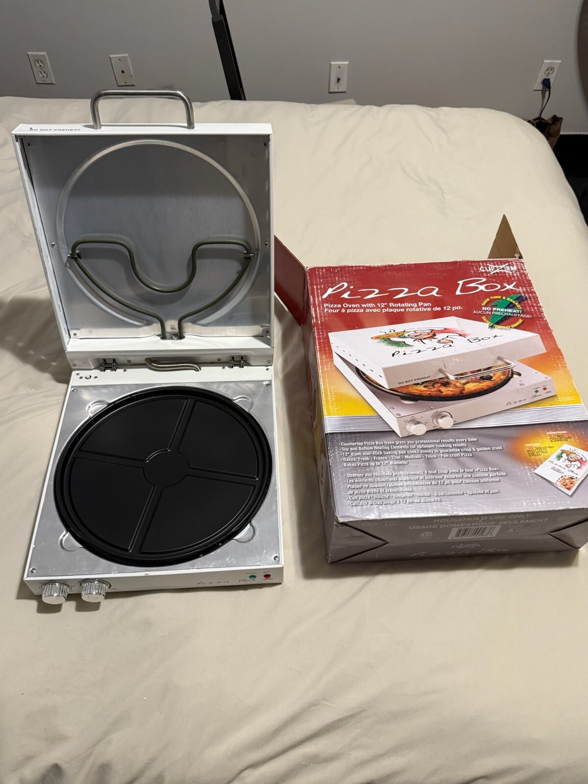 CuiZen PIZ4012 Pizza Box Oven, Medium – White