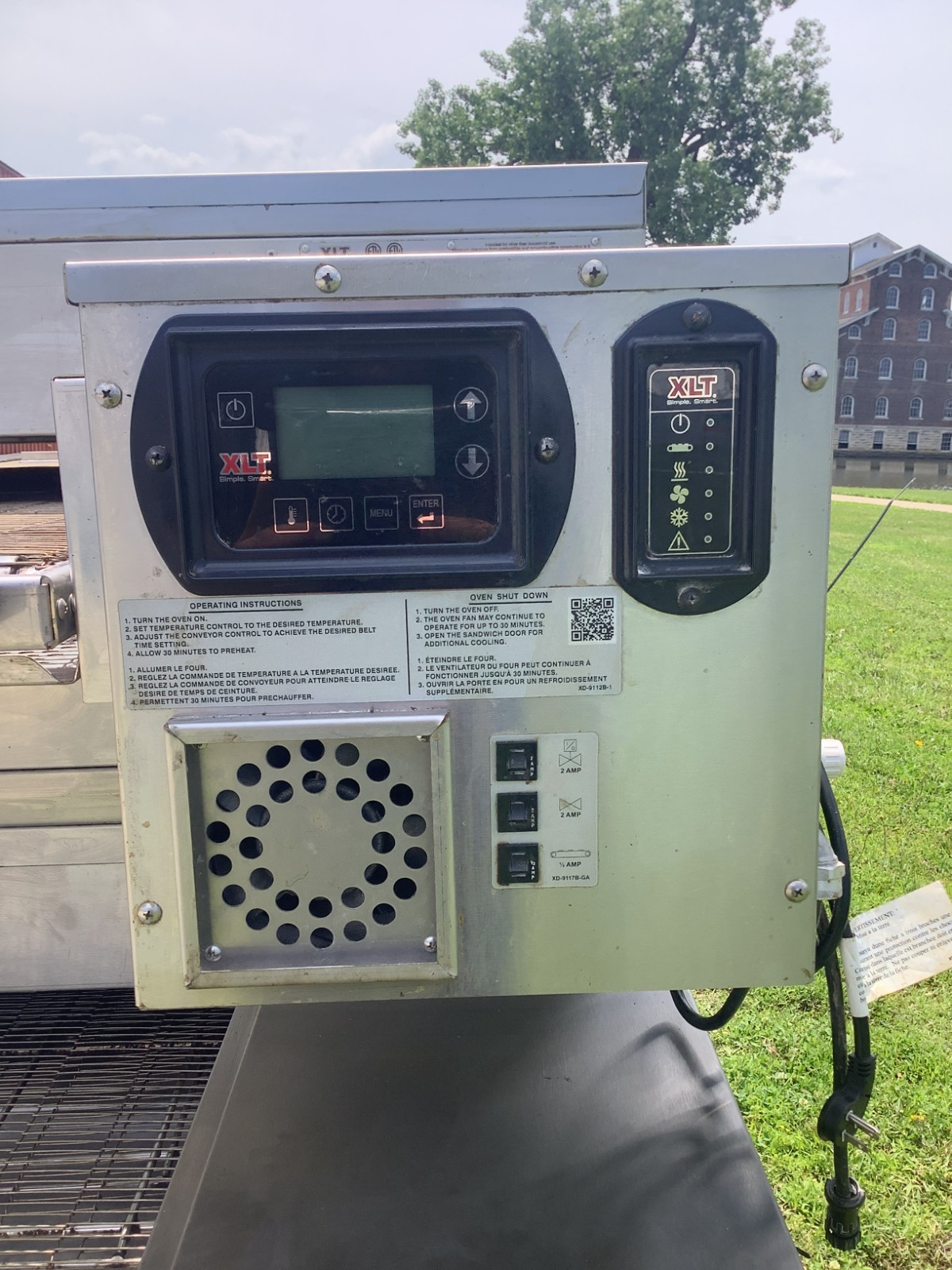 Pizza Oven Conveyor 2018 XLT 3255 Double Stack with hood Nat Gas Tested