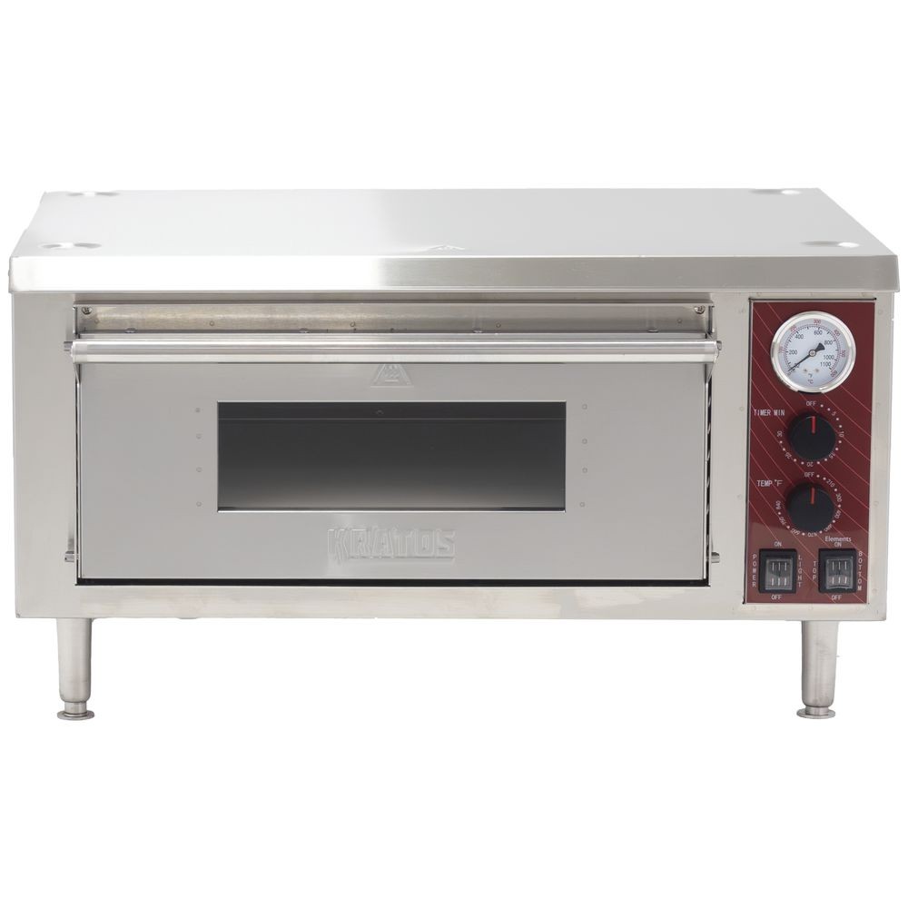 Kratos Commercial Oven, Single-Deck Countertop Electric Pizza/Bakery Oven,