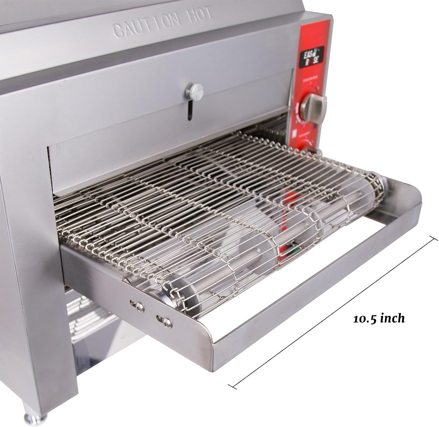 10.5″ Commercial Conveyor Pizza Oven, 1700W 120V Countertop Electric Oven with 1