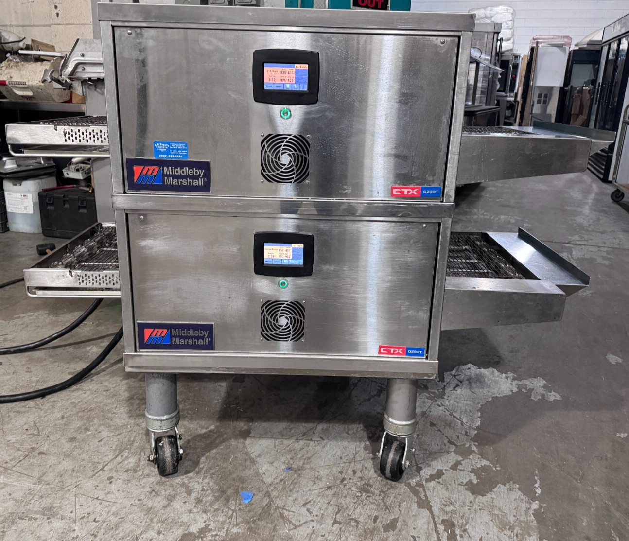 MIDDLEBY MARSHALL DOUBLE STACK CTX DZ33T ELECTRIC INFRARED CONVEYOR OVEN