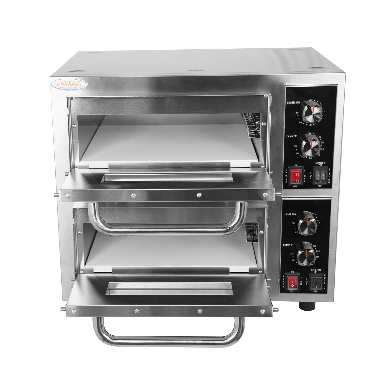 Hakka Commercial Countertop Pizza Oven Double Deck Electric Bakery Toaster Oven