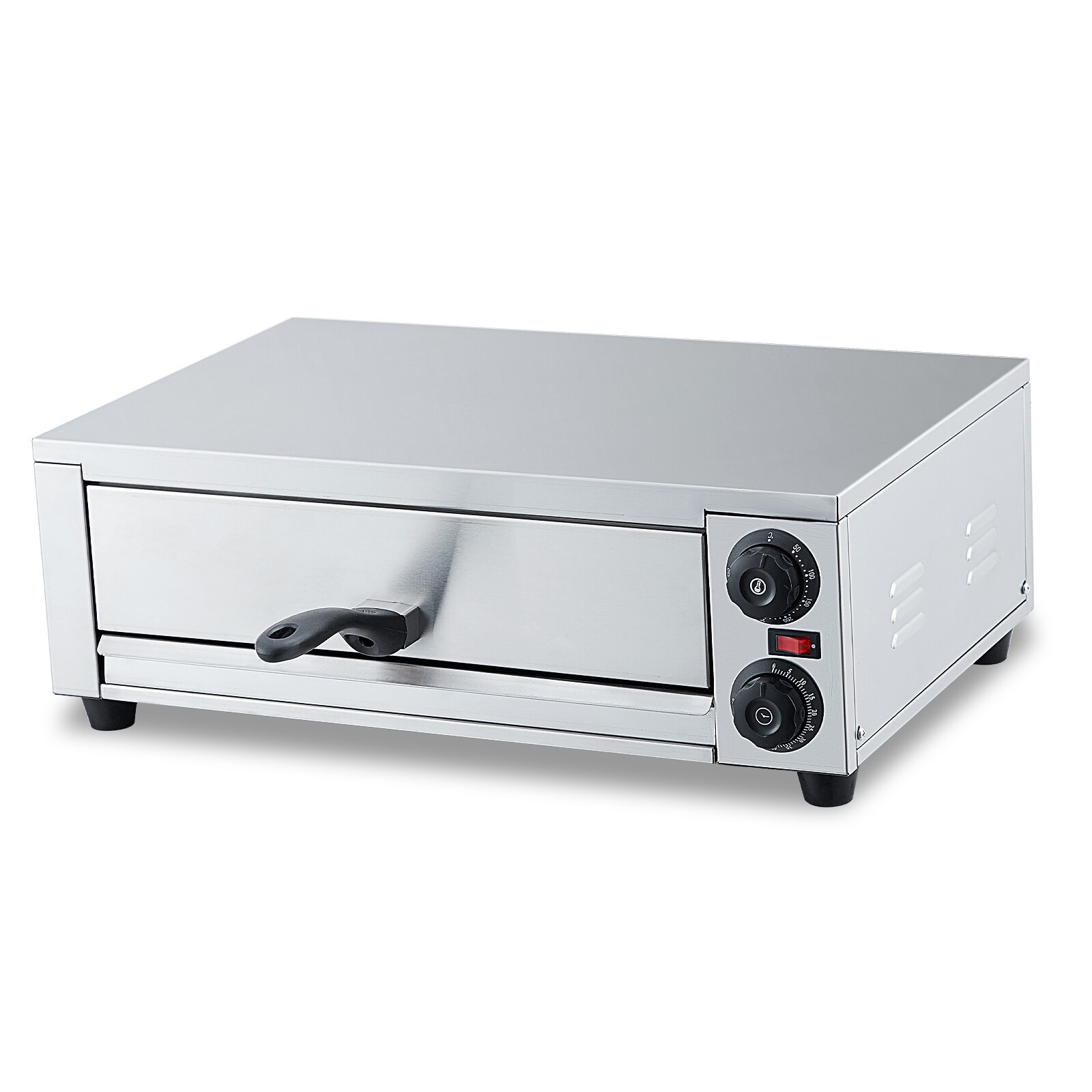 16-Inch Electric Pizza Oven Countertop Commercial Pizza Oven With Grilling Rack