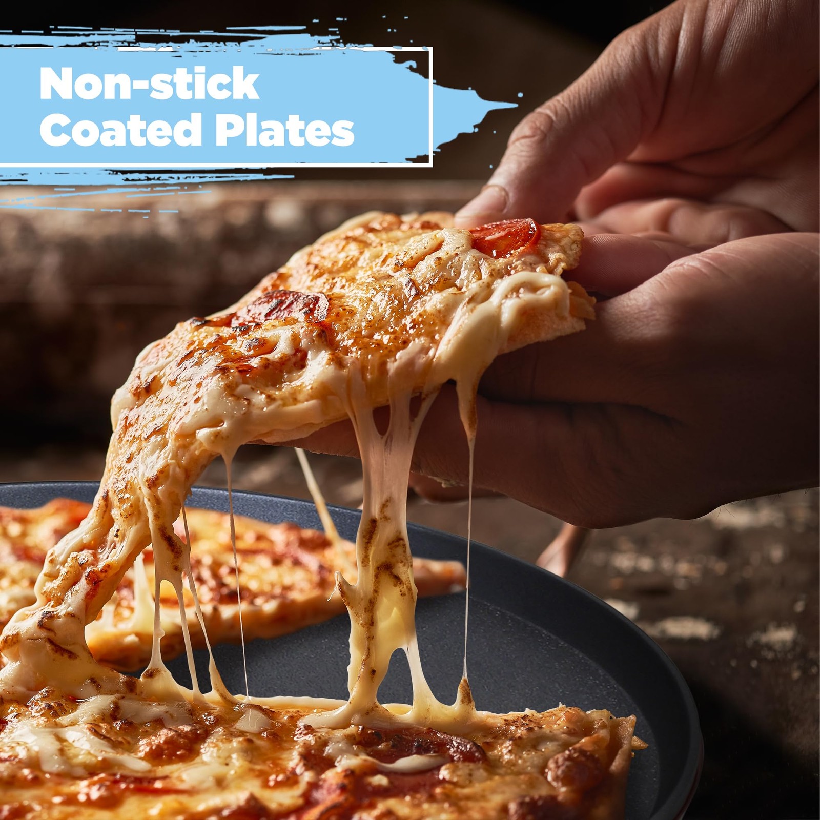 Courant Pizza Maker 12″ Machine Cool-Touch Handle Non-Stick CPM-1220 ETL 1440W