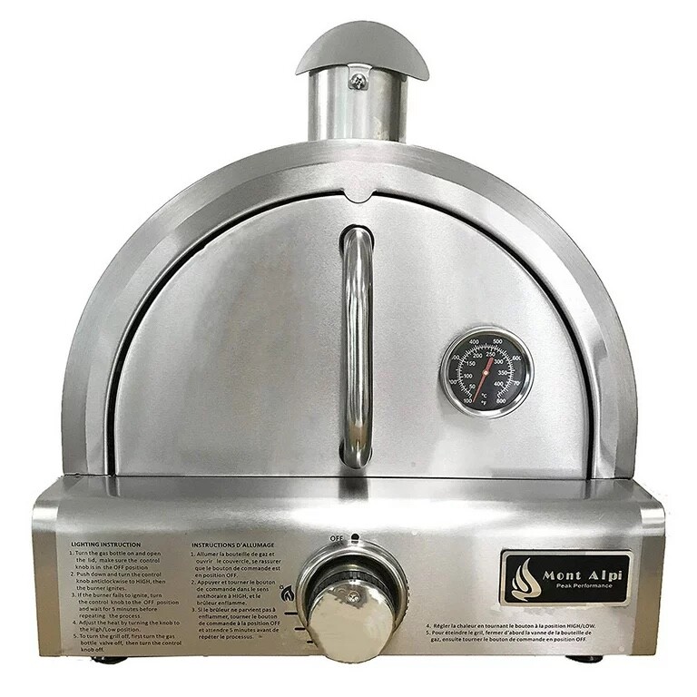 Mont Alpi Stainless Steel Portable Pizza Oven 🍕