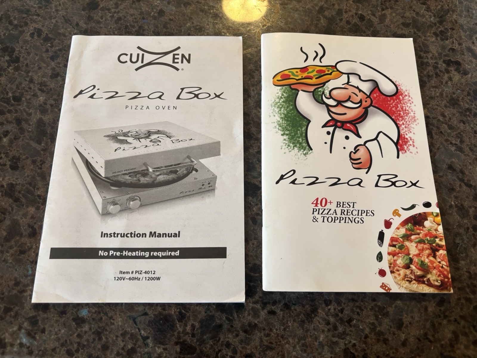 Cuizen Pizza Box Countertop Oven with 12″ Rotating Pan