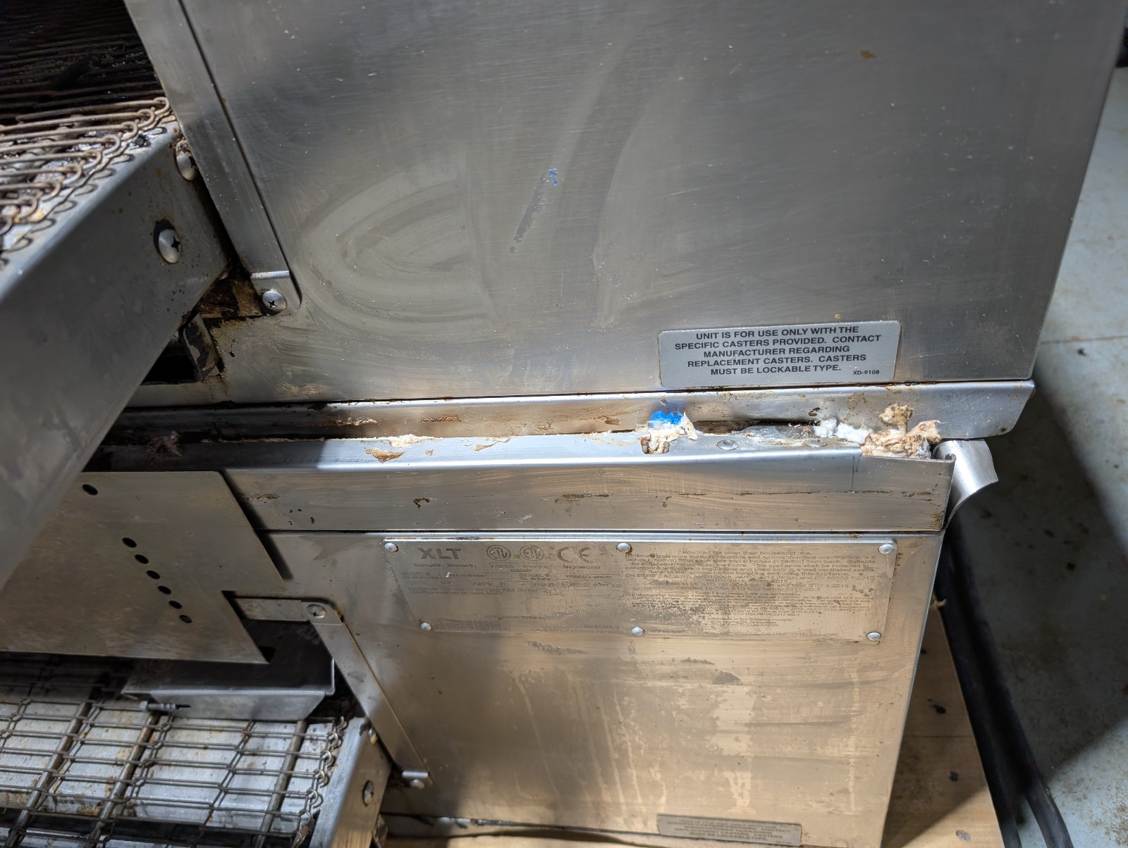 2019 XLT R3A-2336-01067 Double Stack Conveyor Oven, No Legs