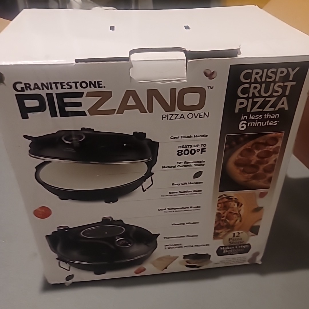 Piezano Pizza Oven PLUS Extras Electric Portable Countertop 12″ Pizza Oven NEW