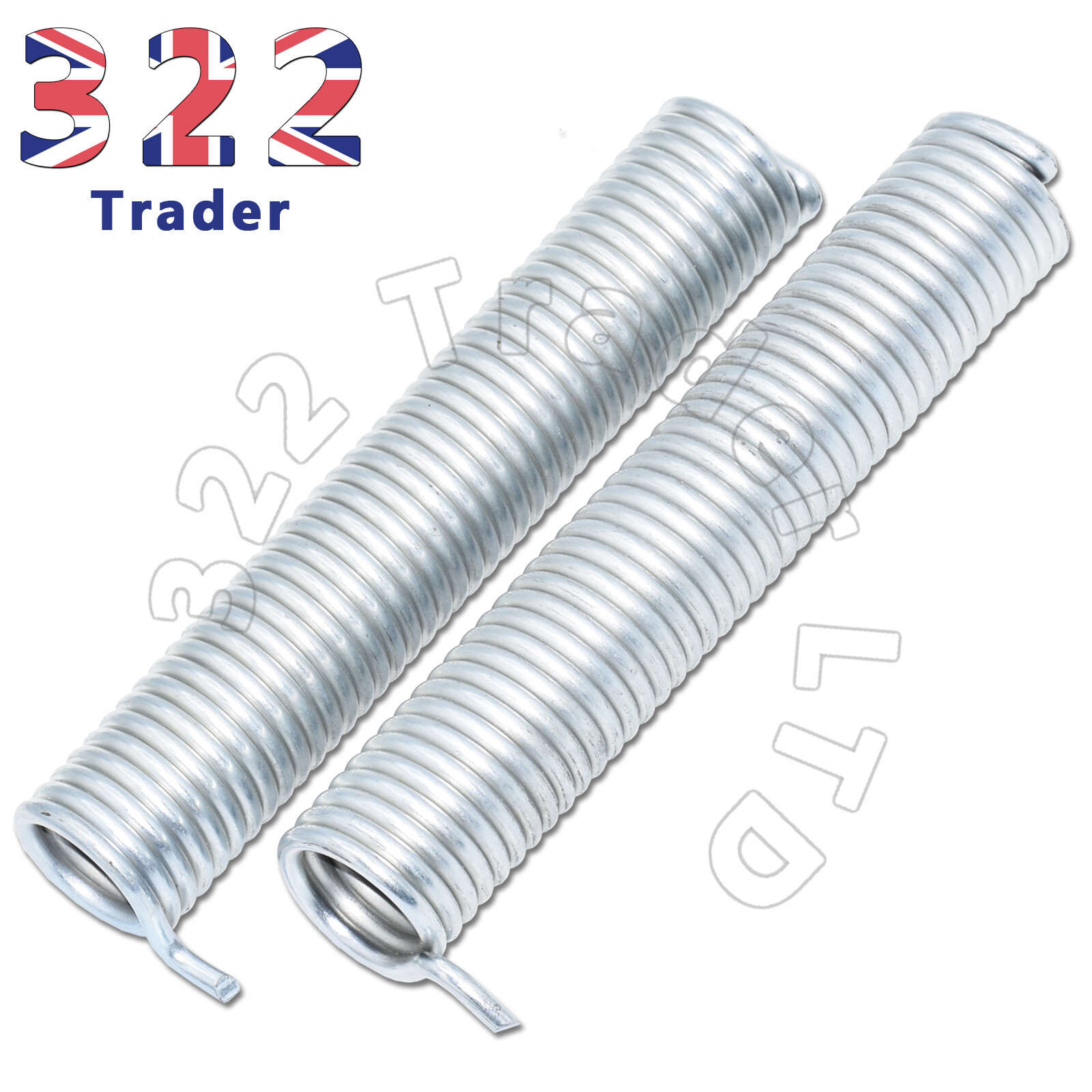 PAIR – LEFT & RIGHT HAND ZANOLLI SPRI0010 & SPRI0009 PIZZA OVEN DOOR SPRINGS