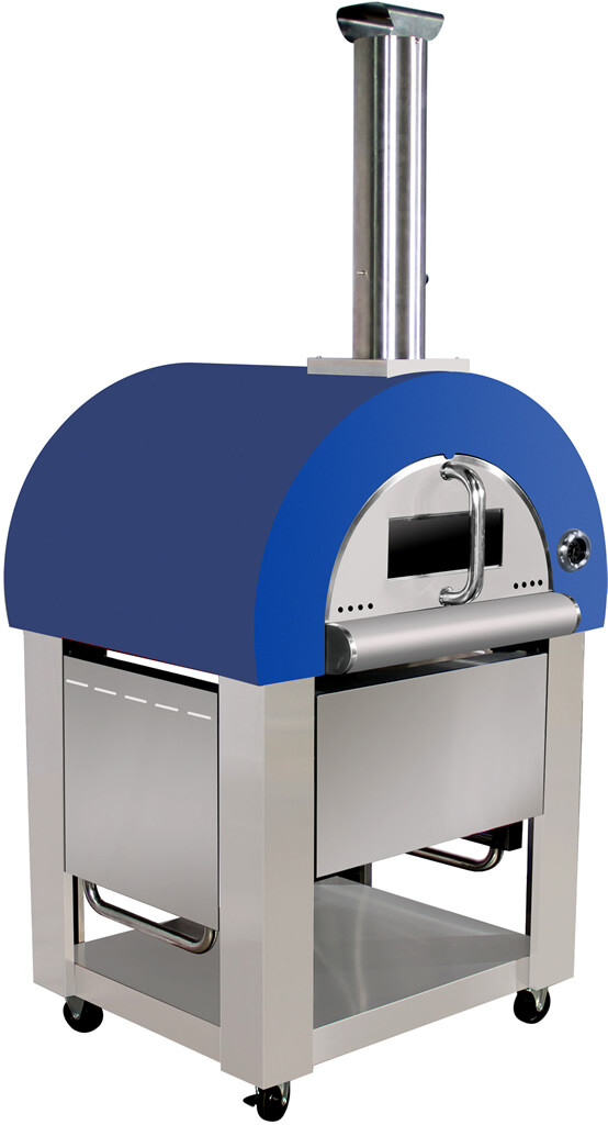 Outdoor Stainless Steel Artisan Wood-Fired Charcoal Pizza Bread Oven BBQ Grill