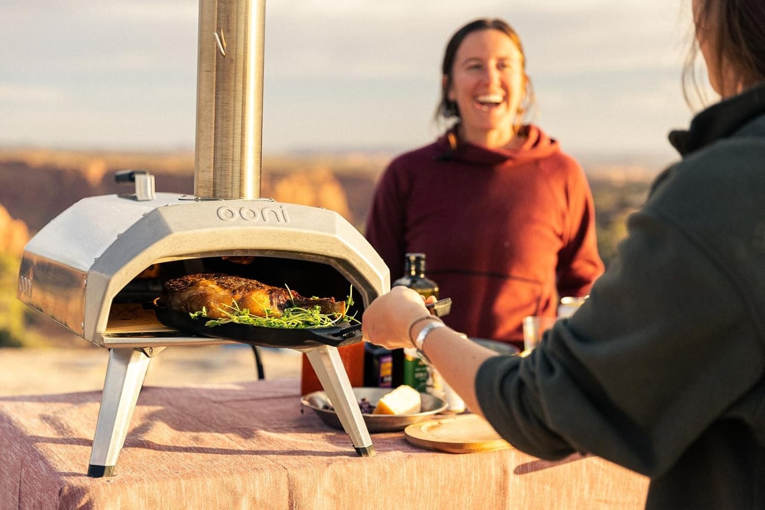 Versatile Wood/Propane Gas Pizza Oven – 12 Inch