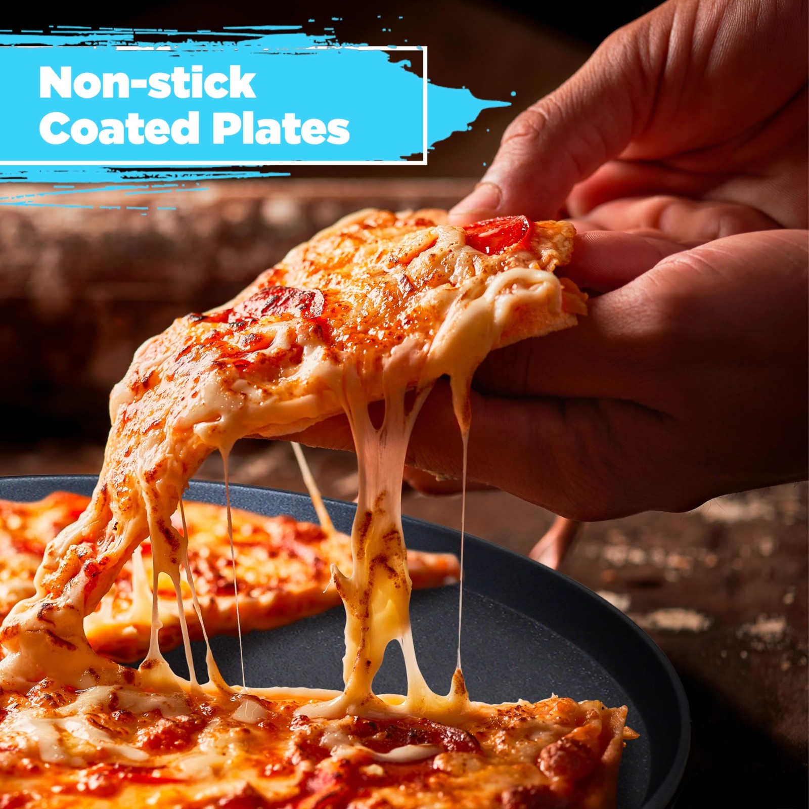 Courant Countertop Pizza Maker 12″ Machine, Cool-touch, Crispy Crust