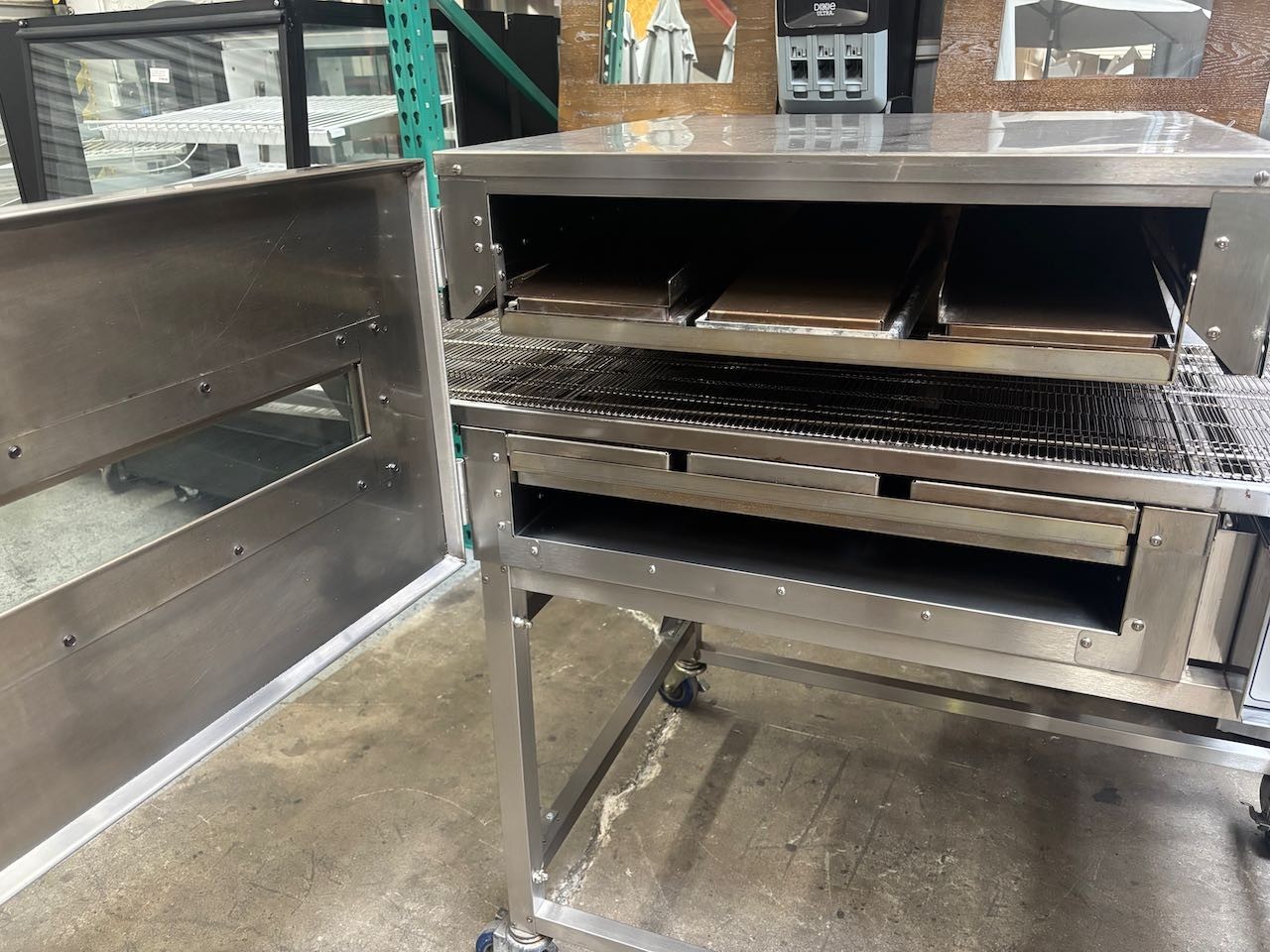 Lincoln Impinger II Express 1116 Fast Bake Nat Gas Pizza Conveyor Belt Oven NSF