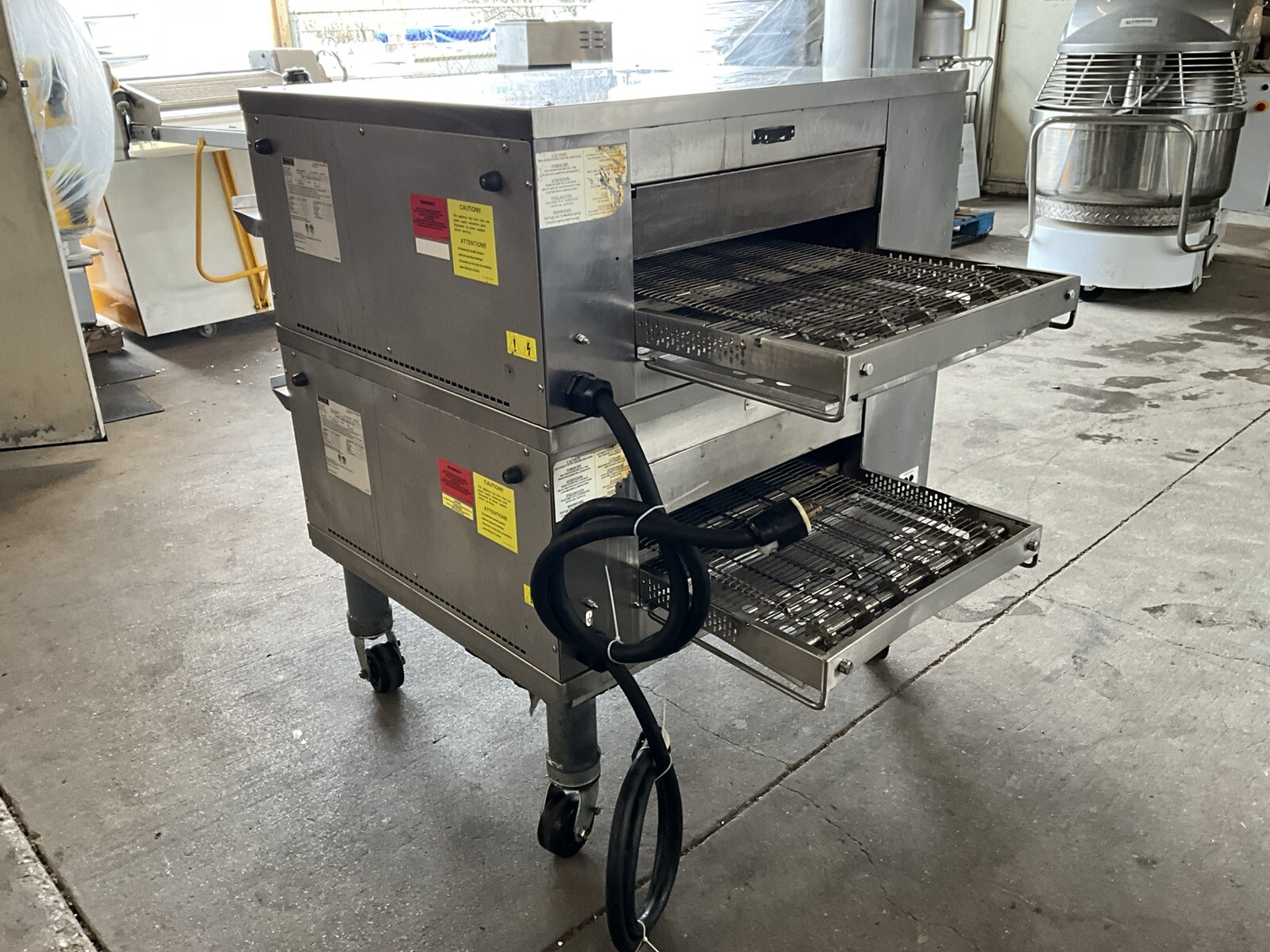 2023 CTX Middleby Marshall DZ33T Infrared Radiant conveyor pizza double oven A