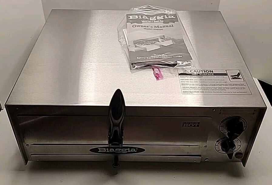 Biaggia Deluxe Pizza & Snack Oven – Model 508, Clean