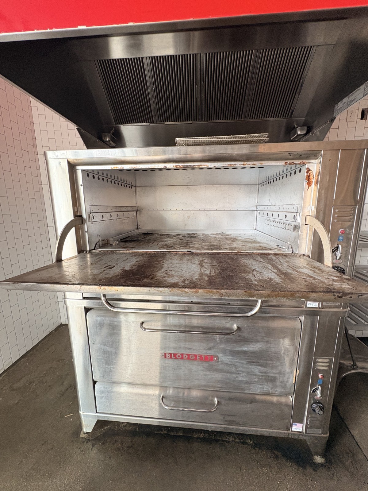 Blodgett Double Deck Commercial Gas Pizza/Baking Oven – Used
