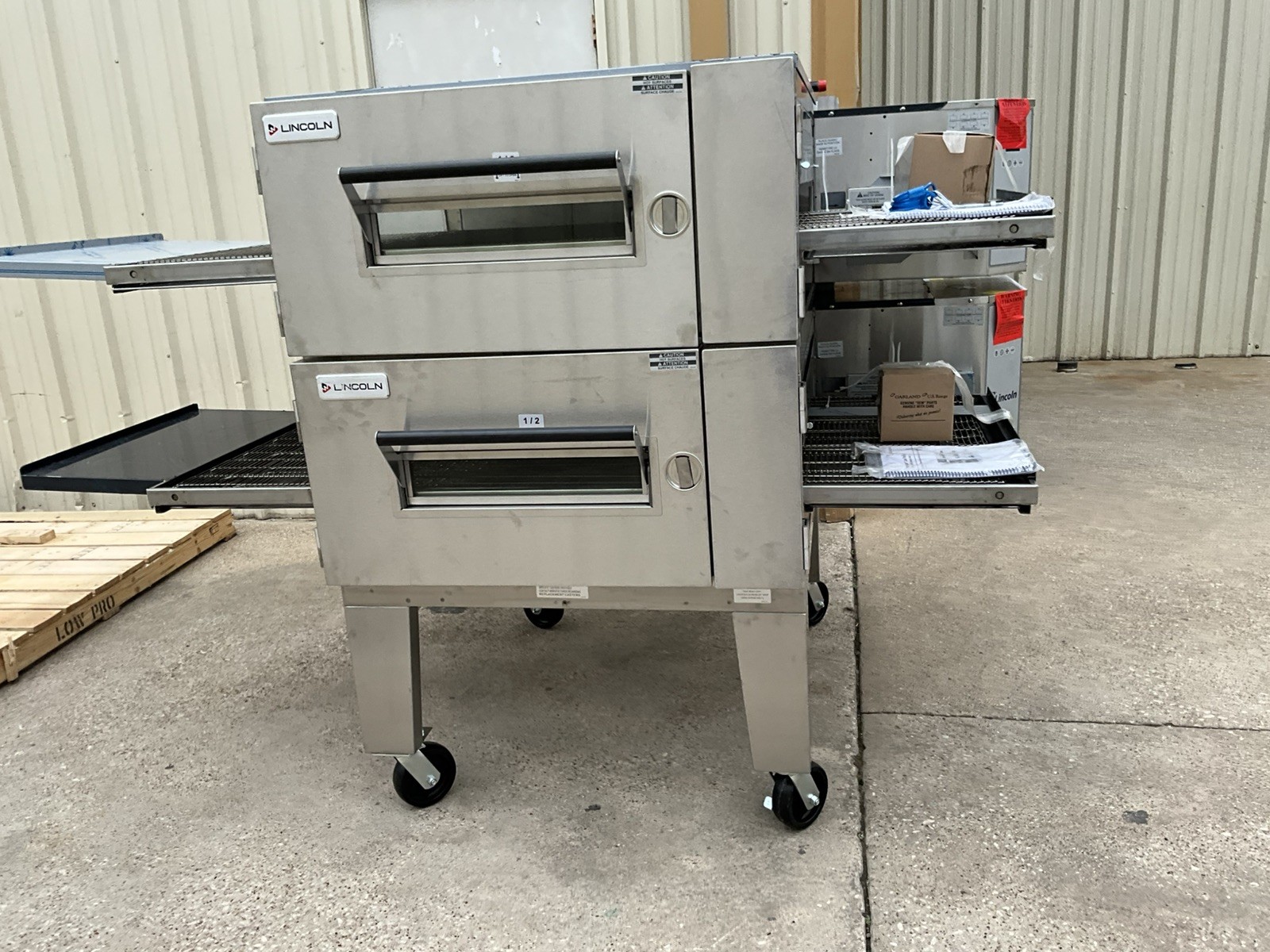 Lincoln Impinger gas Double stack low profile 1600-000-U-K3025 conveyor oven
