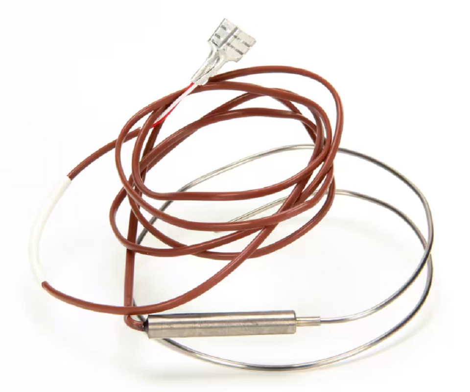 Lincoln MI0381-01-504 Thermocouple Probe with 1 Red/1 White Lead for Oven