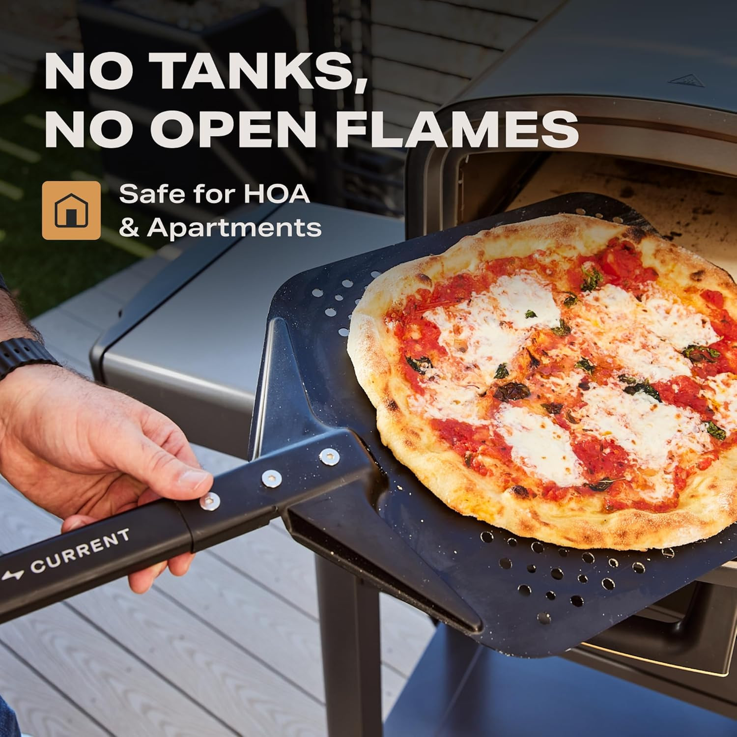 ® Model P Electric Pizza Oven Indoor & Outdoor, 850°F Countertop Oven, No Turnin