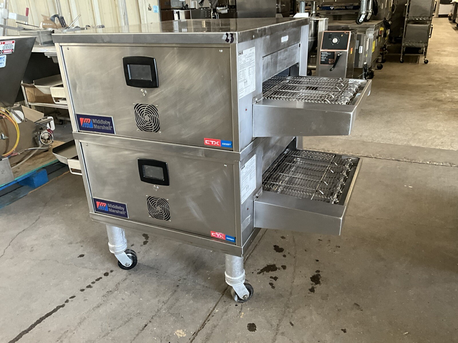 2023 CTX Middleby Marshall DZ33T Infrared Radiant conveyor pizza double oven F