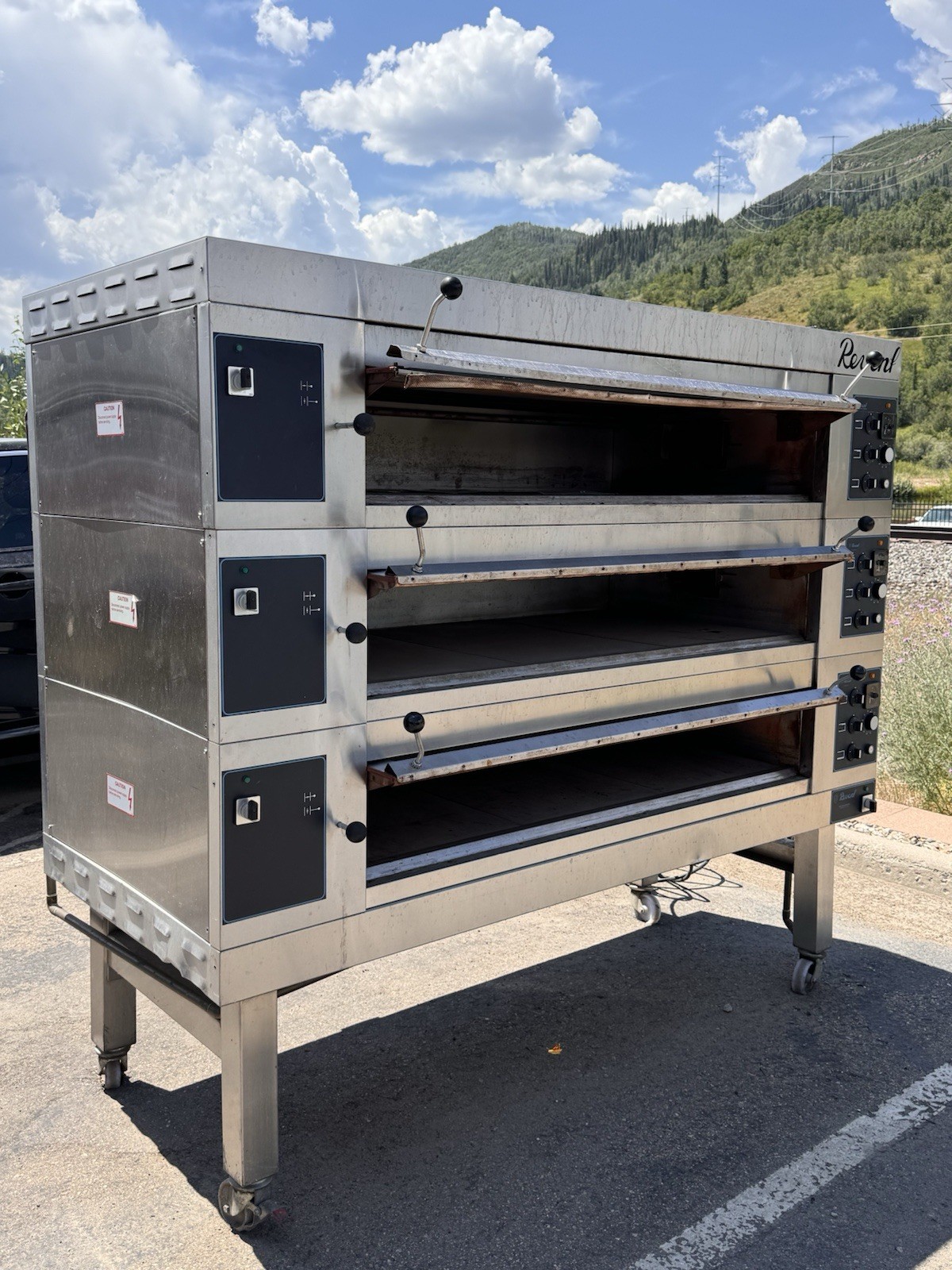 Revent Deck Oven, Model: 649 3x3200HC.