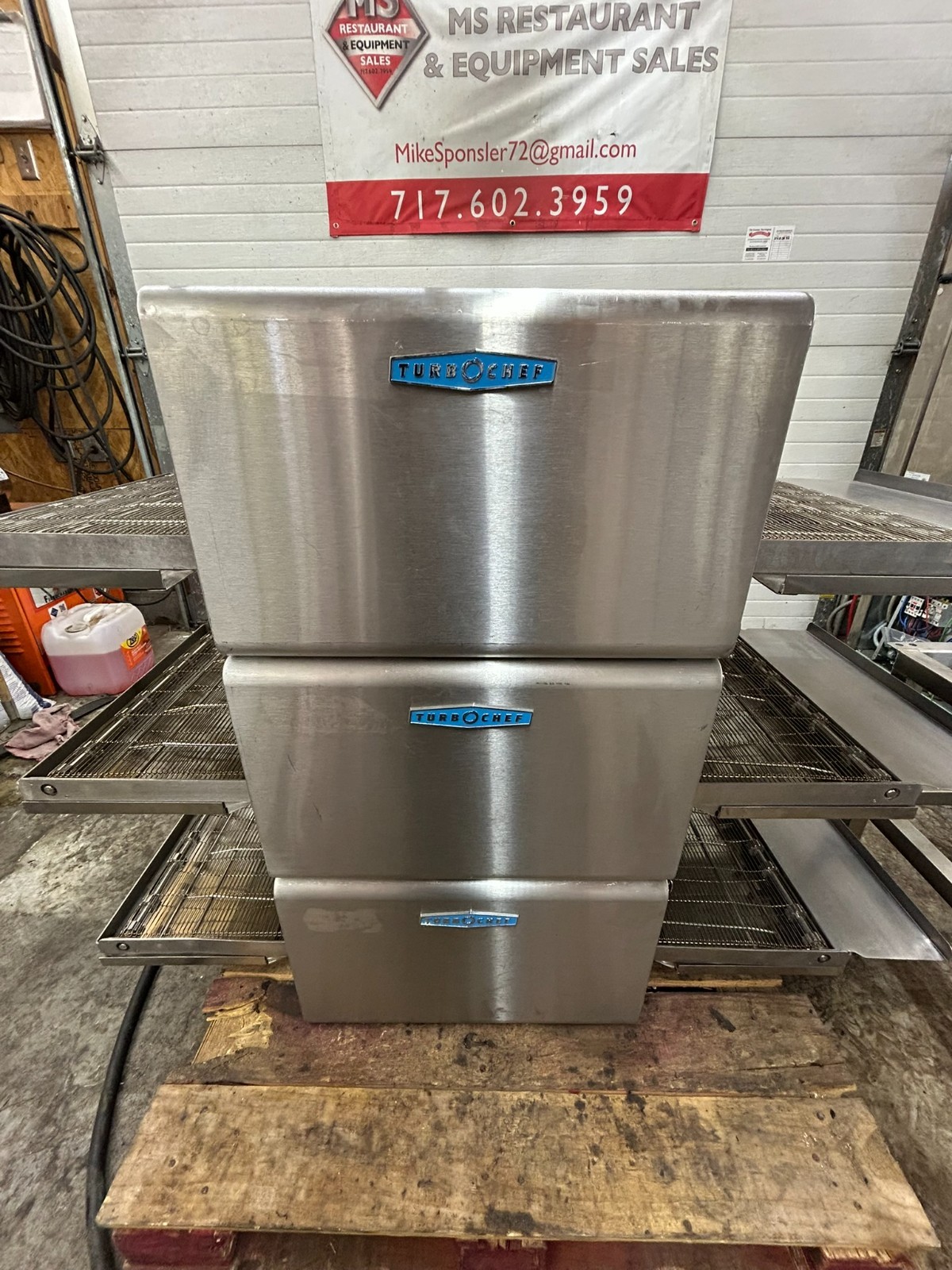 Turbochef HHC2020 Triple Stack High Speed Conveyor Pizza Ovens Fully Refurbished