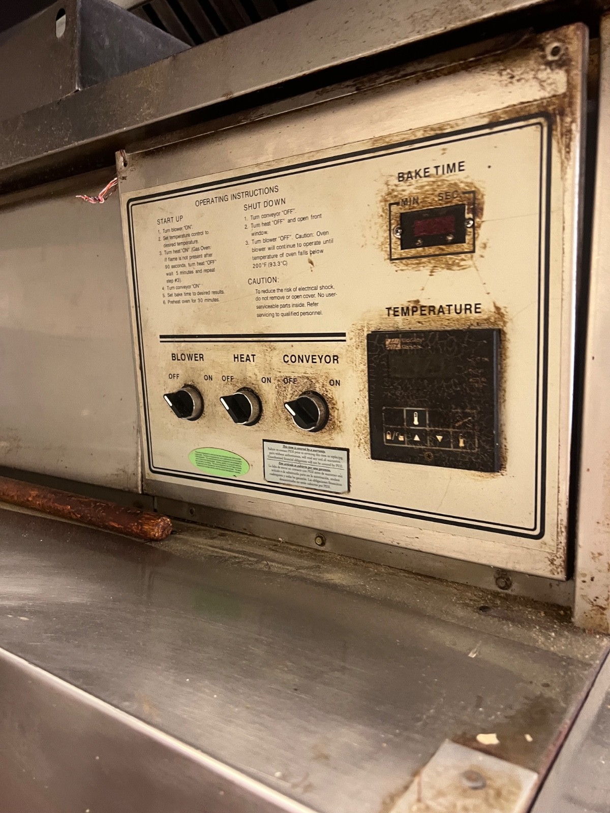 Middleby Marshall PS360 Doublestack Wide Body Gas Pizza Conveyor Oven