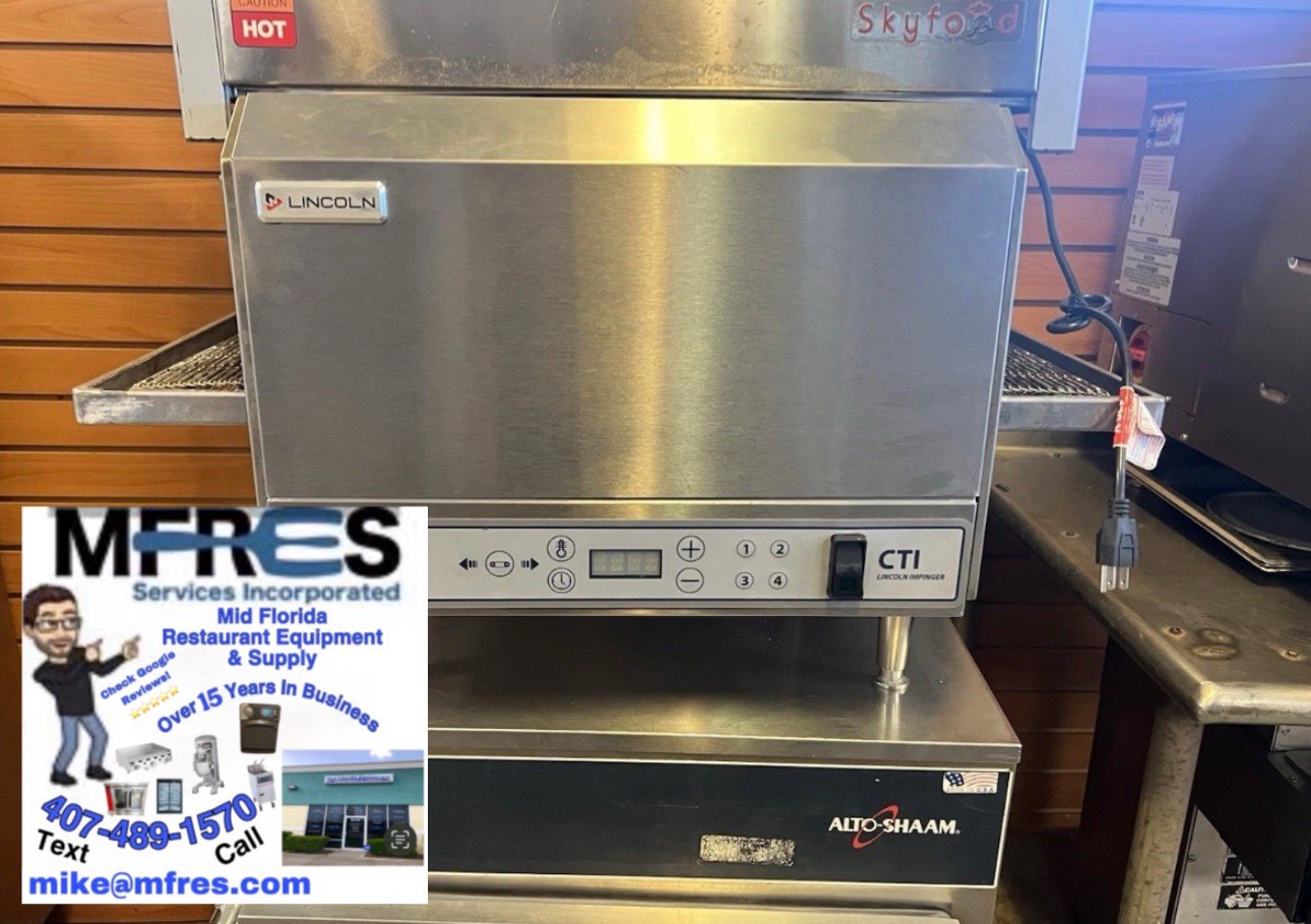 Lincoln V2500 31″ Electric Countertop Ventless Impinger Conveyor Oven 208-240V